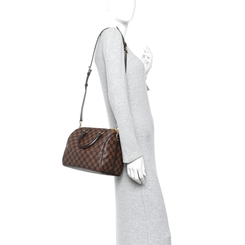 Louis Vuitton Damier Ebene Speedy Bandouliere 25