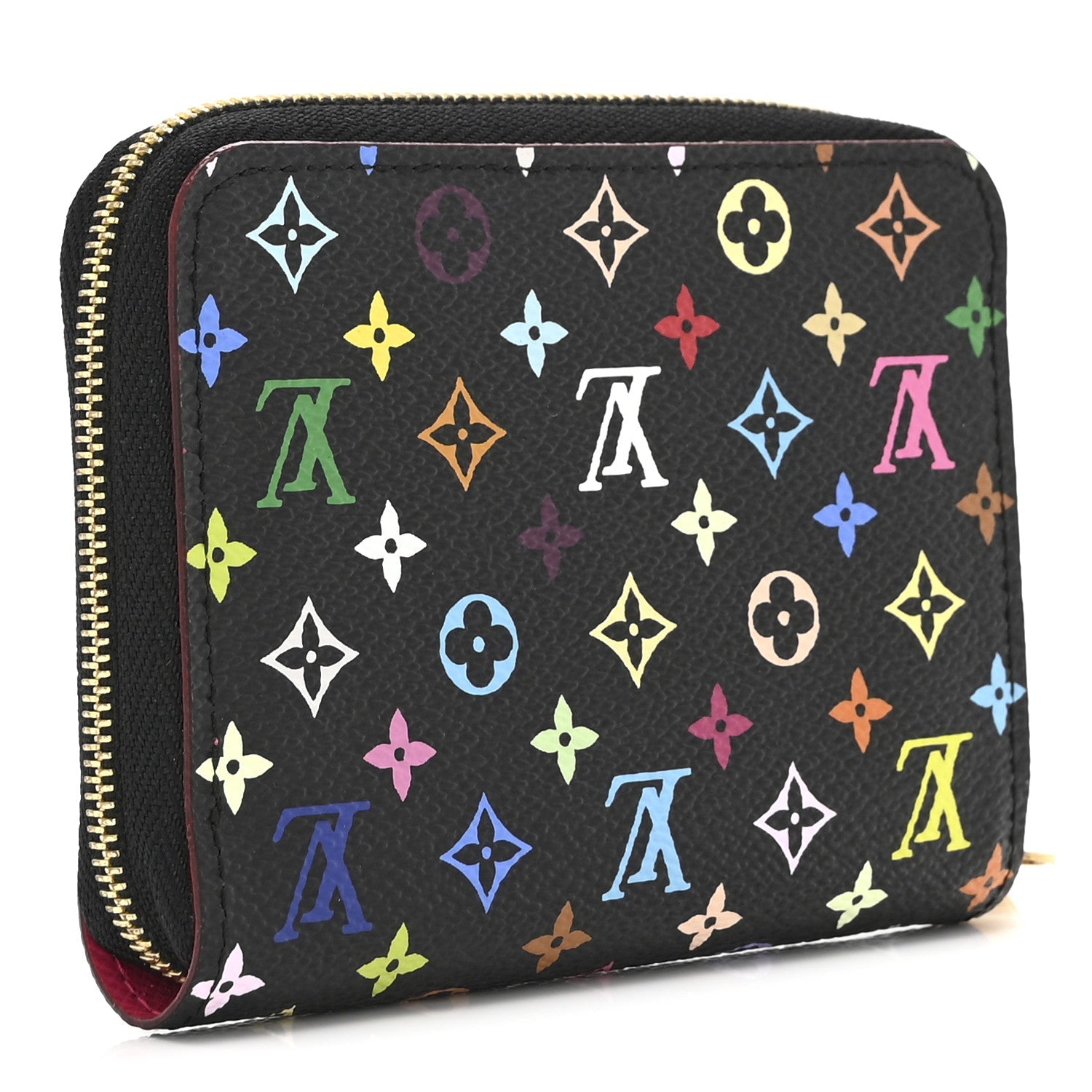 Louis Vuitton Monogram Multicolor Zippy Coin Purse Black Grenade