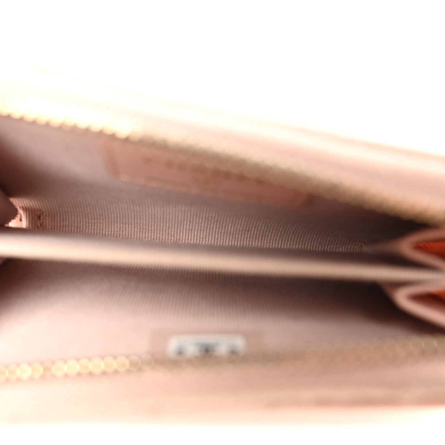 Lambskin Quilted Chanel 19 Vertical Zip Card Holder Wallet Light Pink