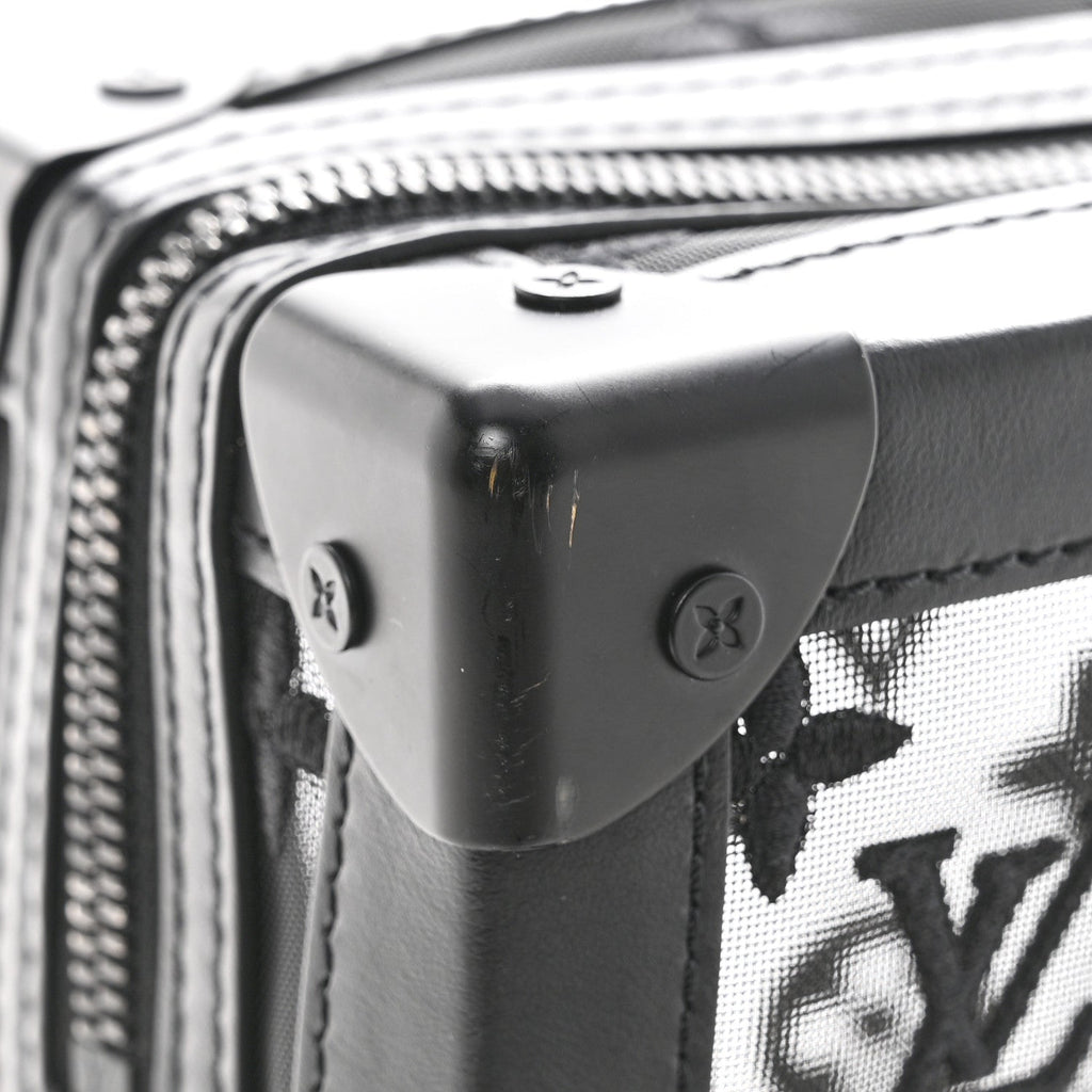Louis Vuitton Monogram See Through Soft Trunk Black