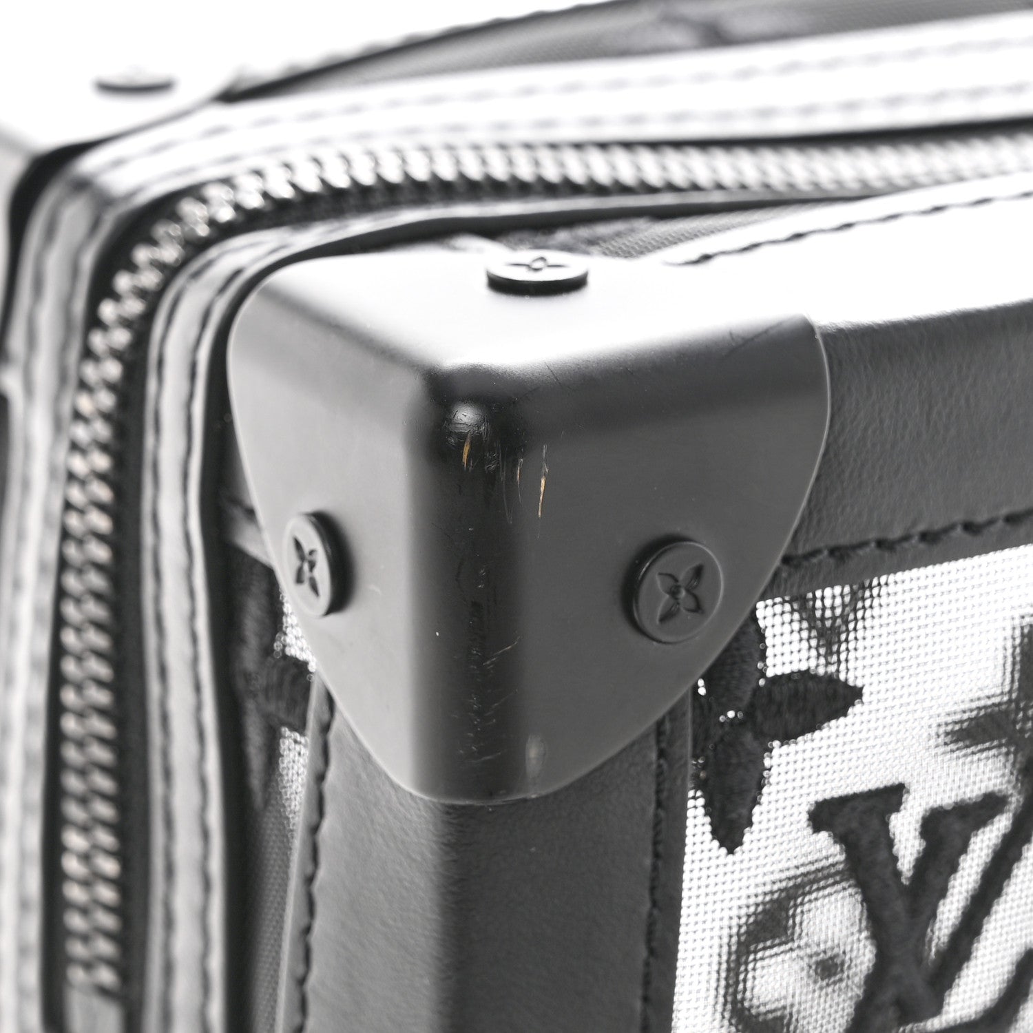 Louis Vuitton Monogram See Through Soft Trunk Black