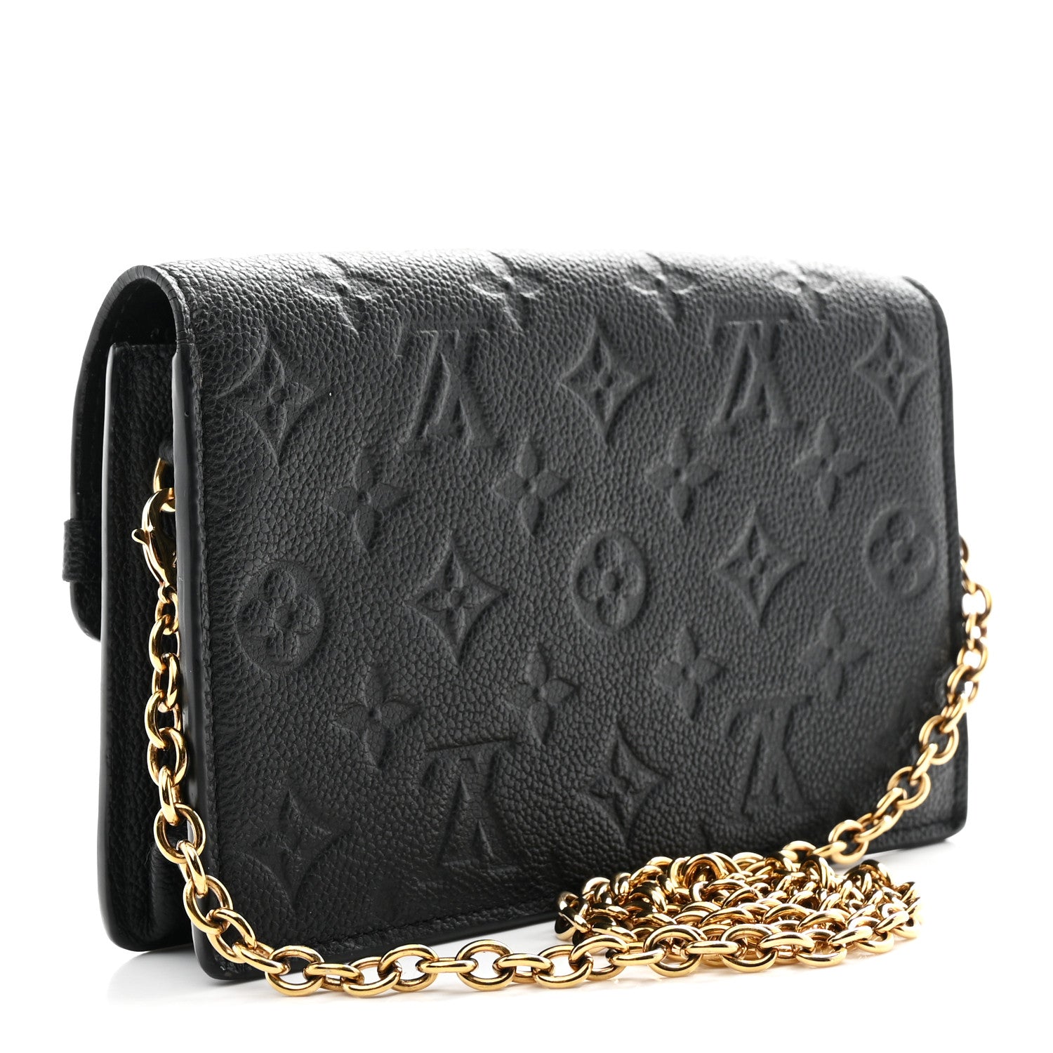 Louis Vuitton Empreinte Vavin Chain Wallet Black