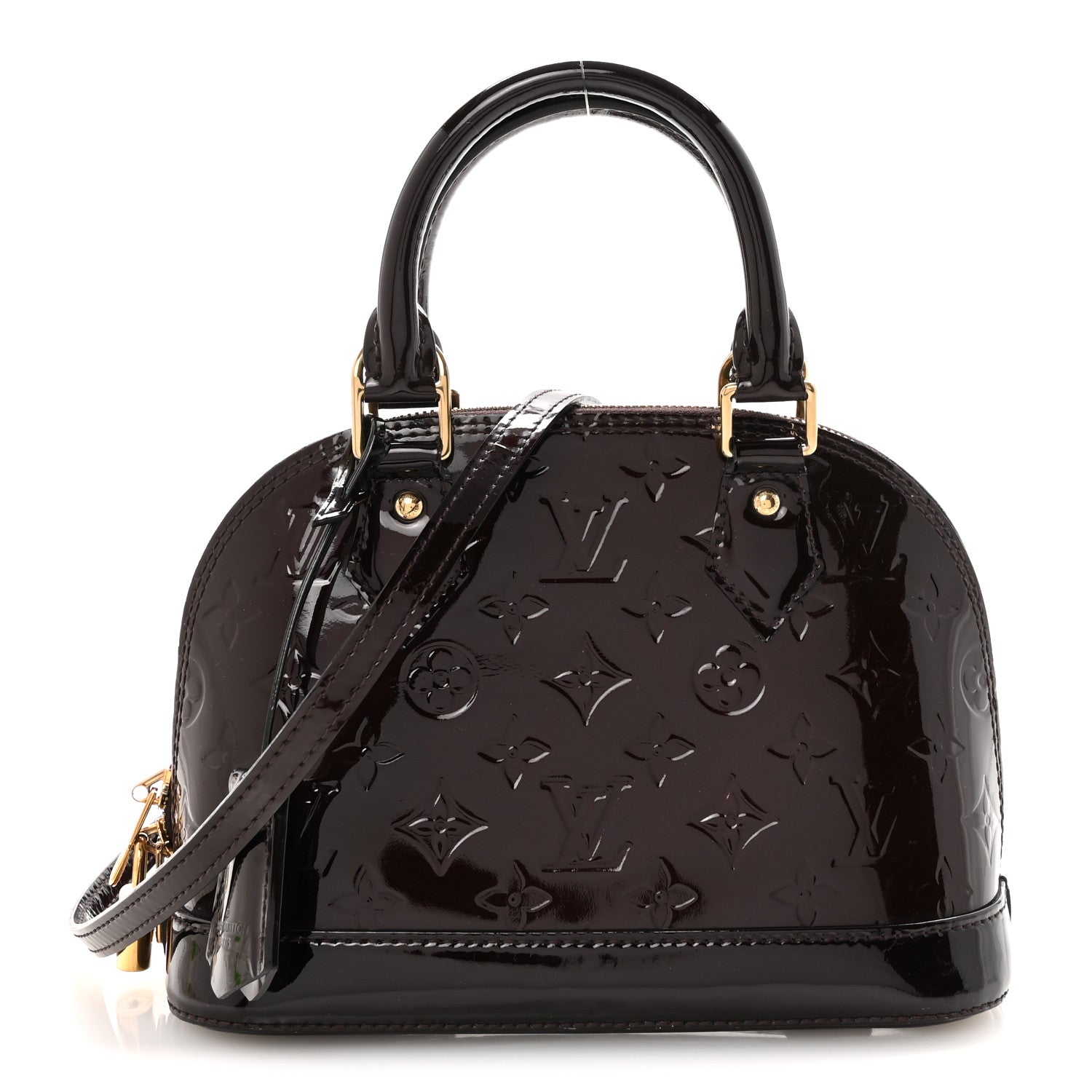 Louis Vuitton Vernis Alma BB Amarante