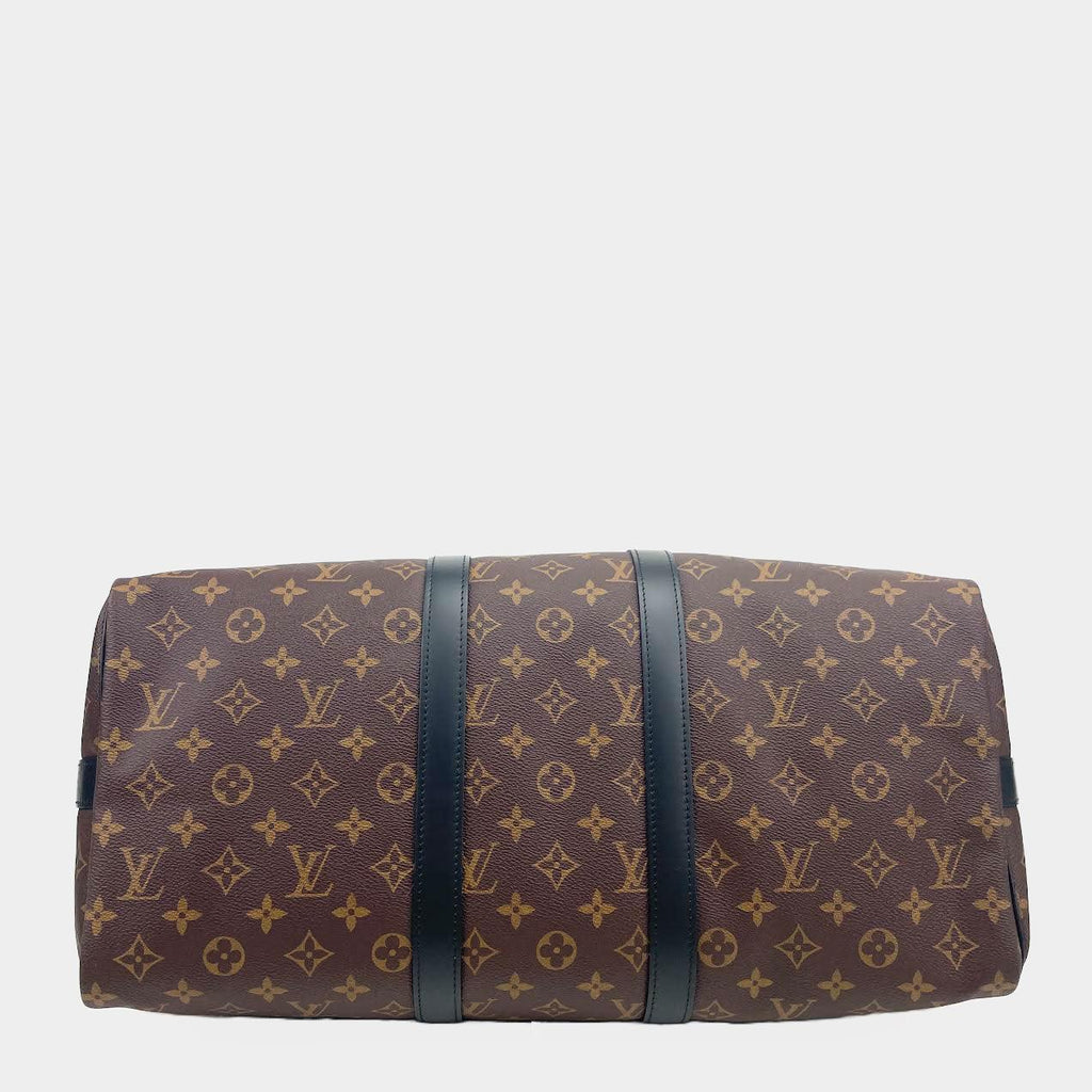 LOUIS VUITTON Monogram Macassar Keepall Bandoulière 45