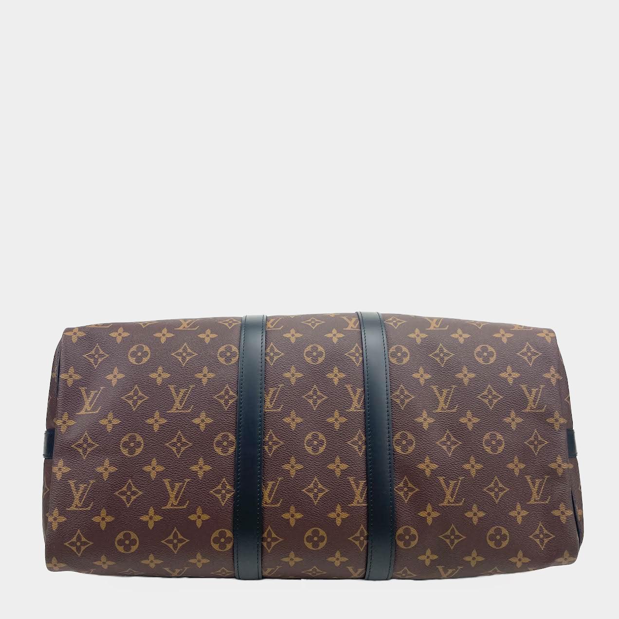 LOUIS VUITTON Monogram Macassar Keepall Bandoulière 45