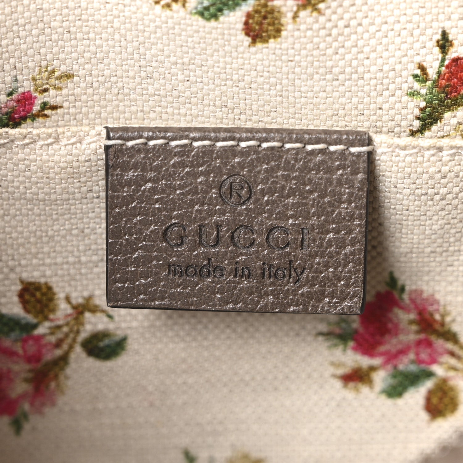 Gucci GG Supreme Monogram Web Neo Vintage Shoulder Bag Beige New Acero Crop