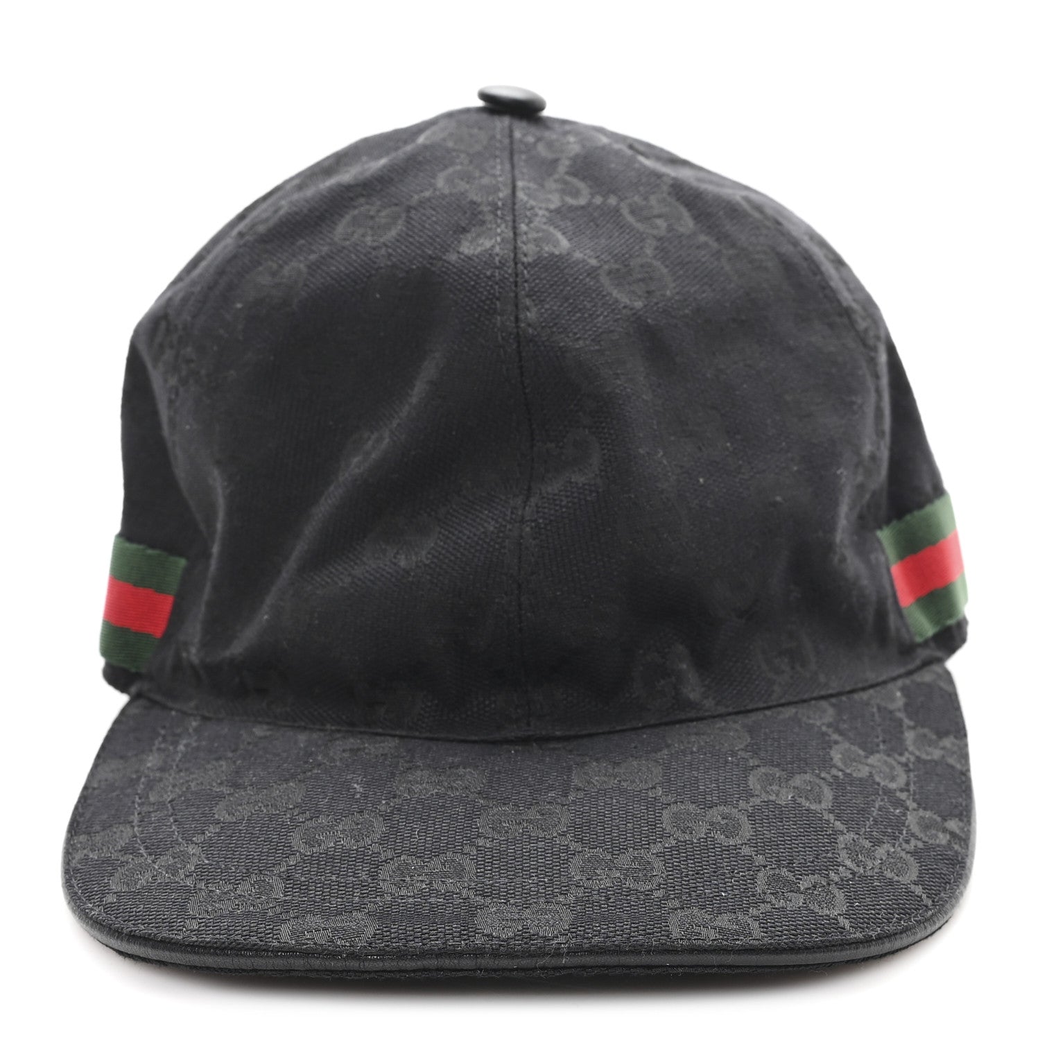 Gucci Monogram Web Baseball Hat L Black