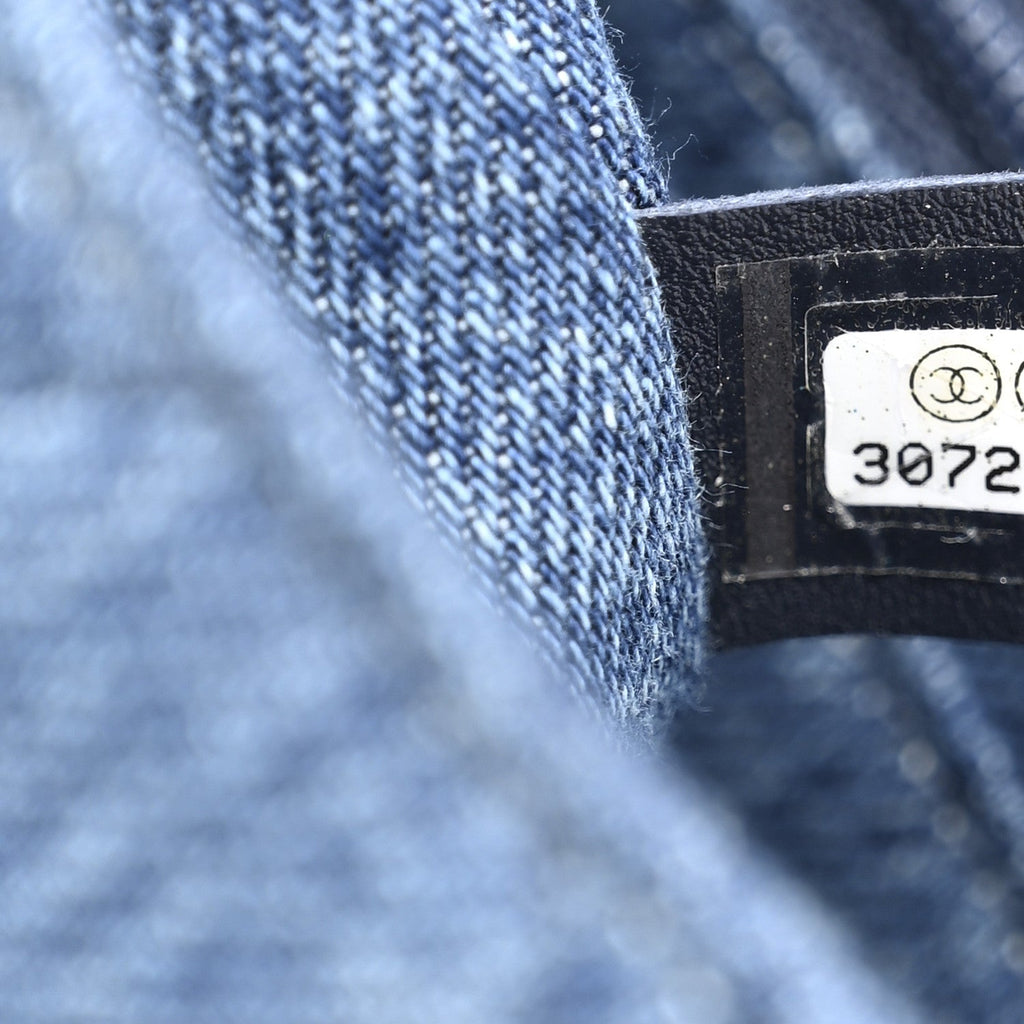 Chanel Denim CC Quilted Mini Square Flap Blue