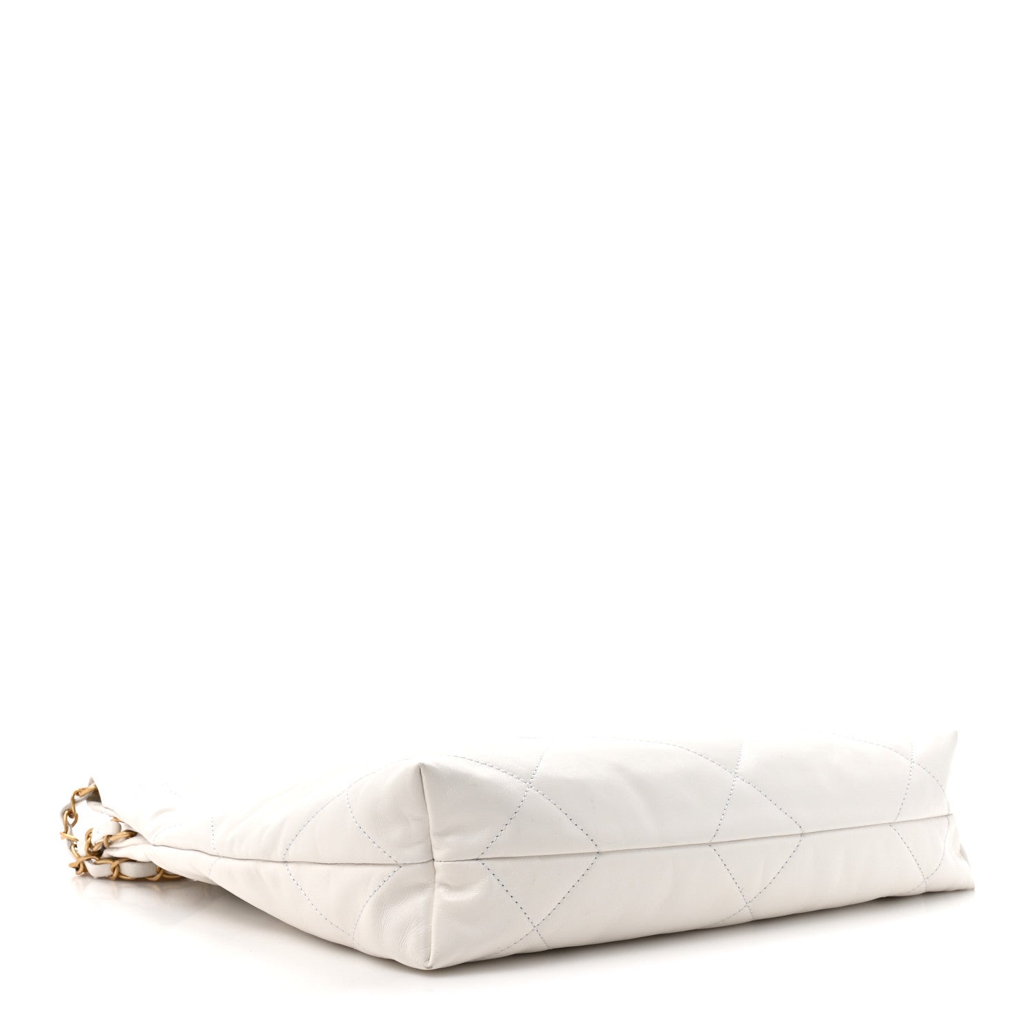 Chanel Shiny Calfskin Quilted Small Chanel 22 White