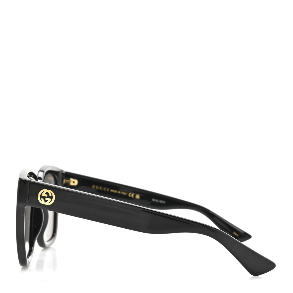 Gucci Acetate Square Frame Sunglasses GG1338S Black