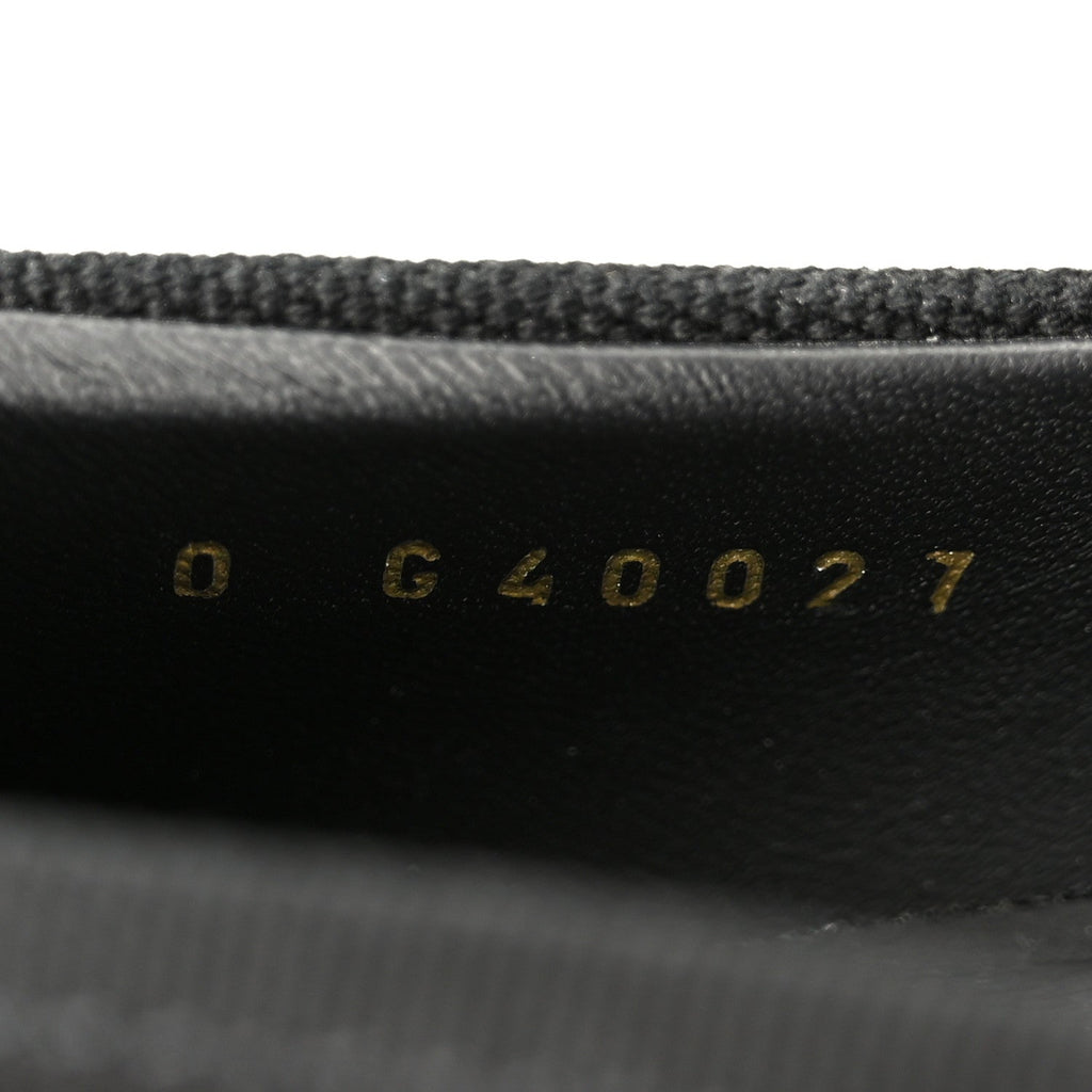 Corduroy Quilted CC Turnlock Loafers 36 Black