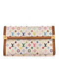 Louis Vuitton Monogram Multicolor Porte Tresor International Wallet White