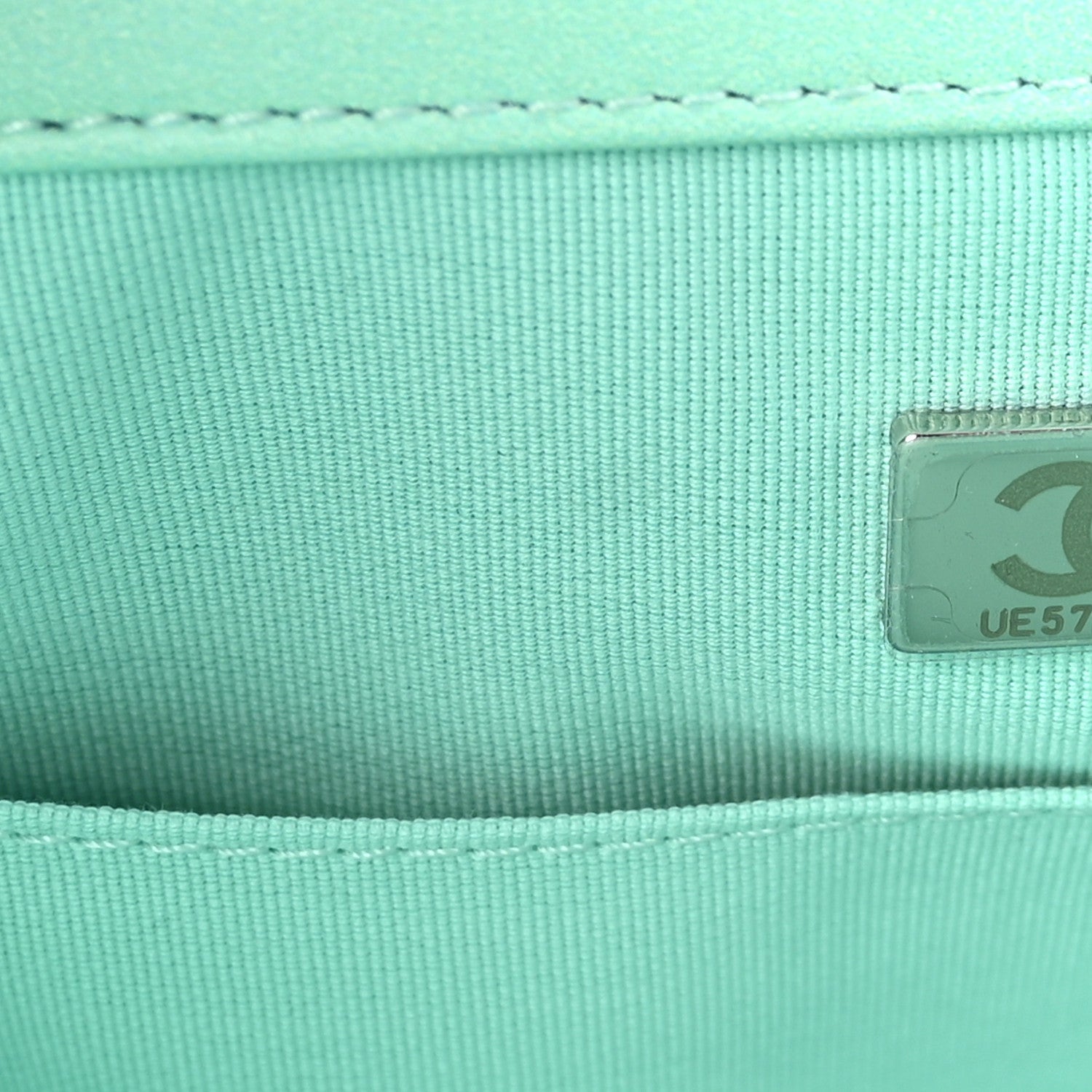 Chanel Shaded Calfskin Medium Deauville Tote Light Green Turquoise Purple