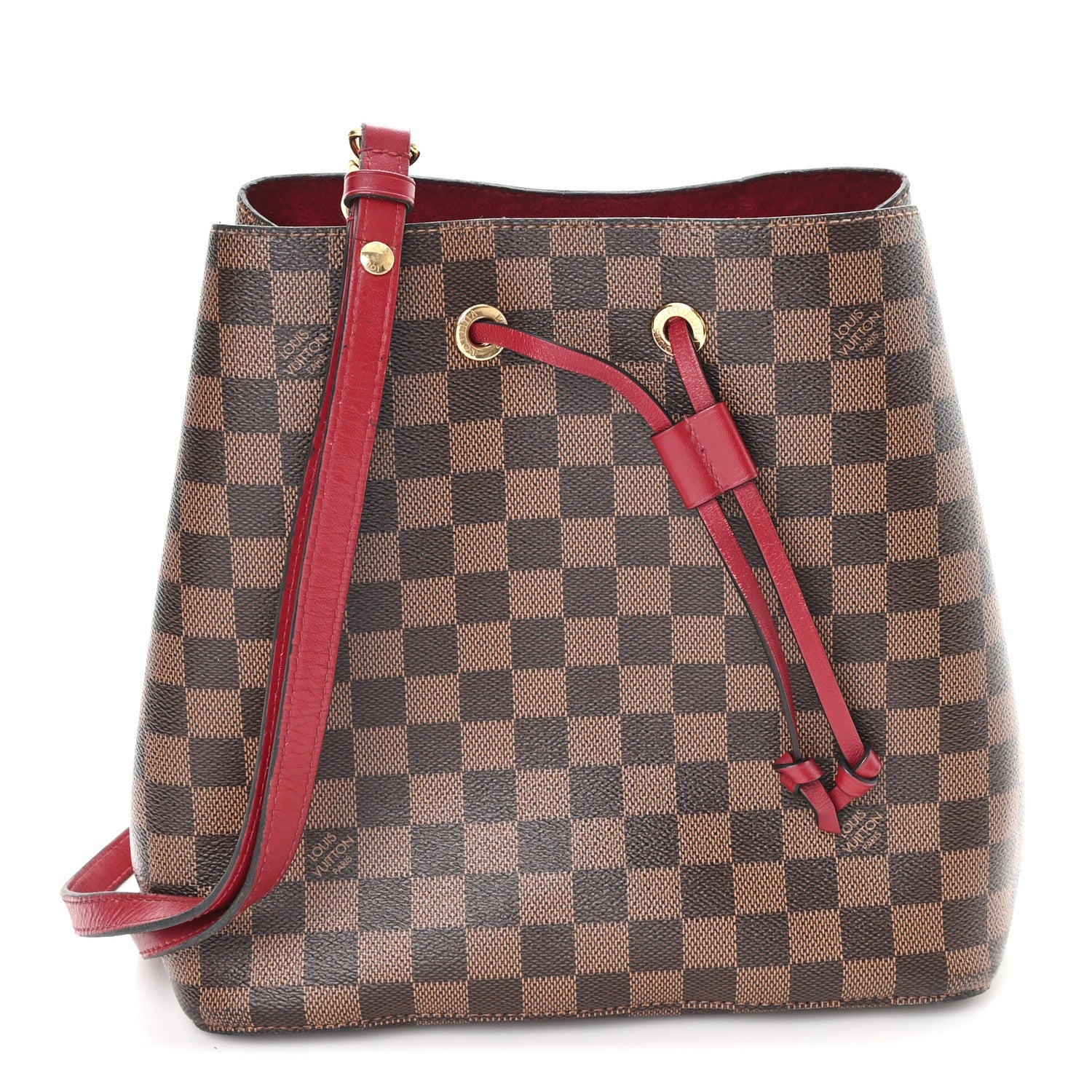 Louis Vuitton Damier Ebene Neonoe MM Cherry Berry