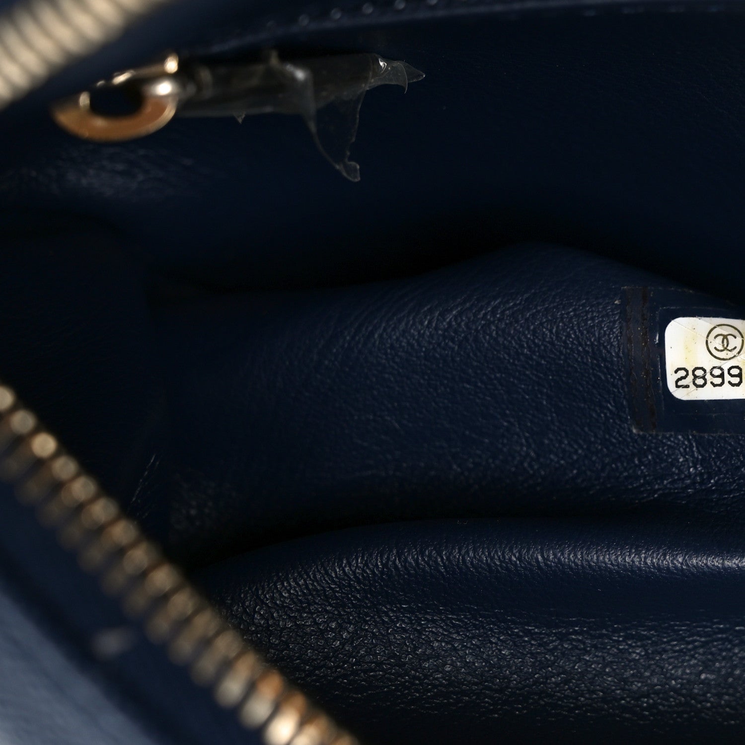 Chanel Caviar Quilted Filigree Waist Bag Blue
