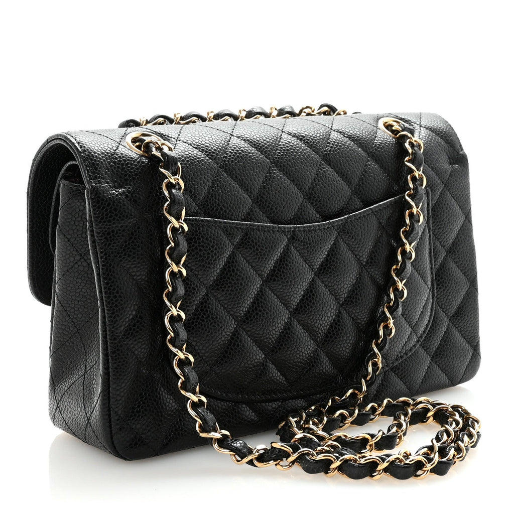 Chanel Caviar Quilted Small Double Flap Black