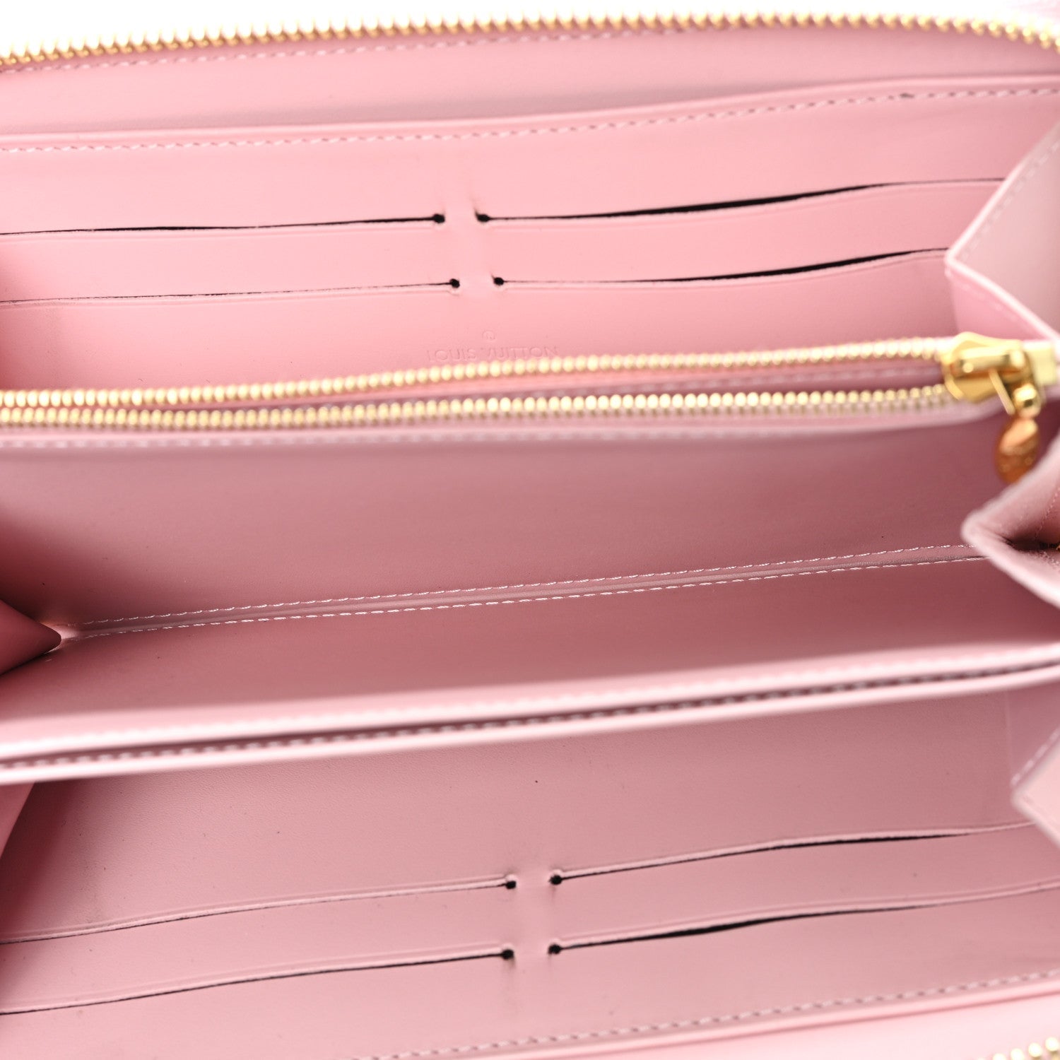 Louis Vuitton Vernis Zippy Wallet Rose Ballerine