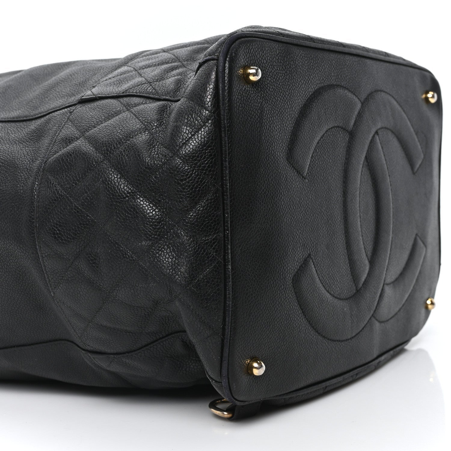 Chanel Caviar Quilted Drawstring Backpack Black
