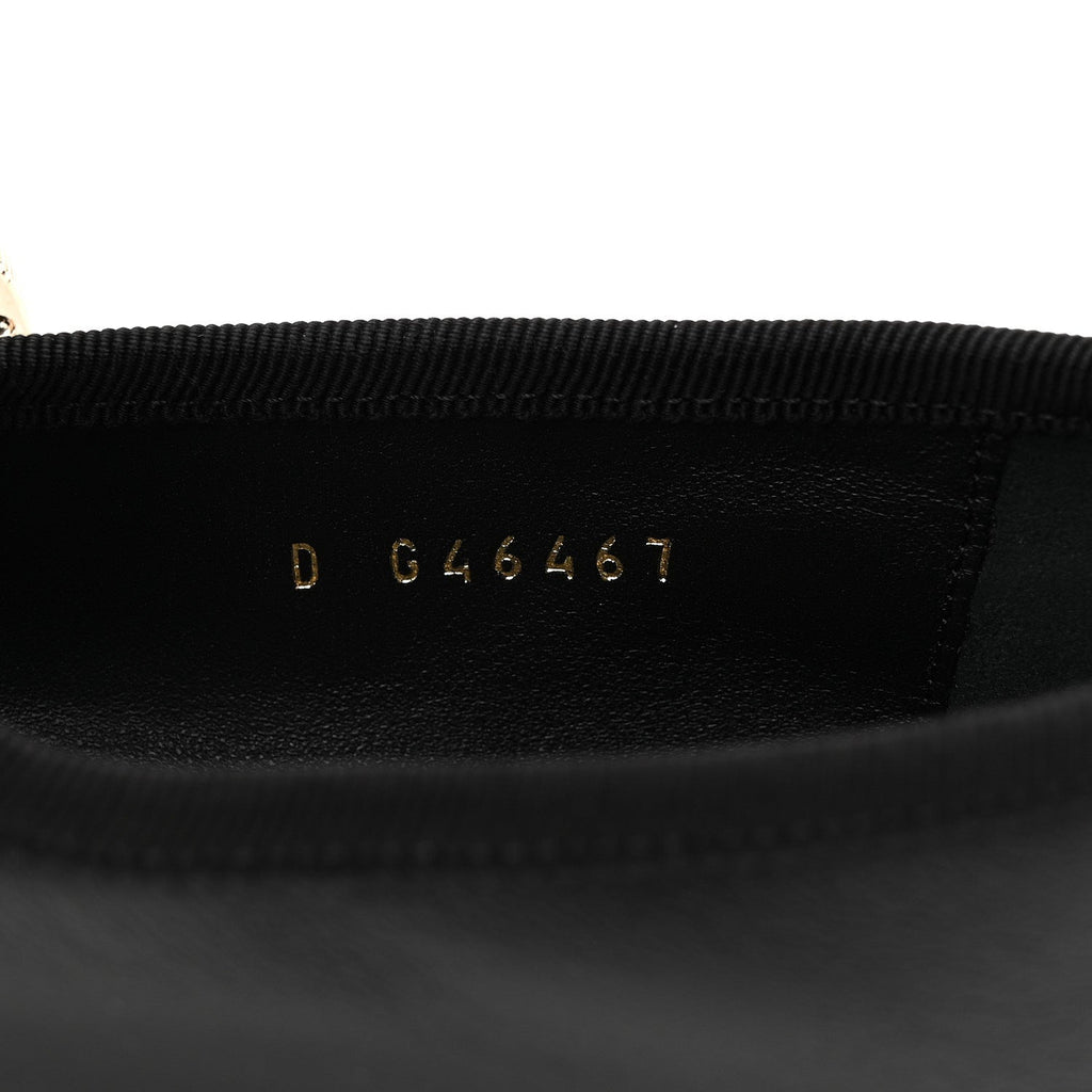 Lambskin Mary Jane Flats 37.5 Black