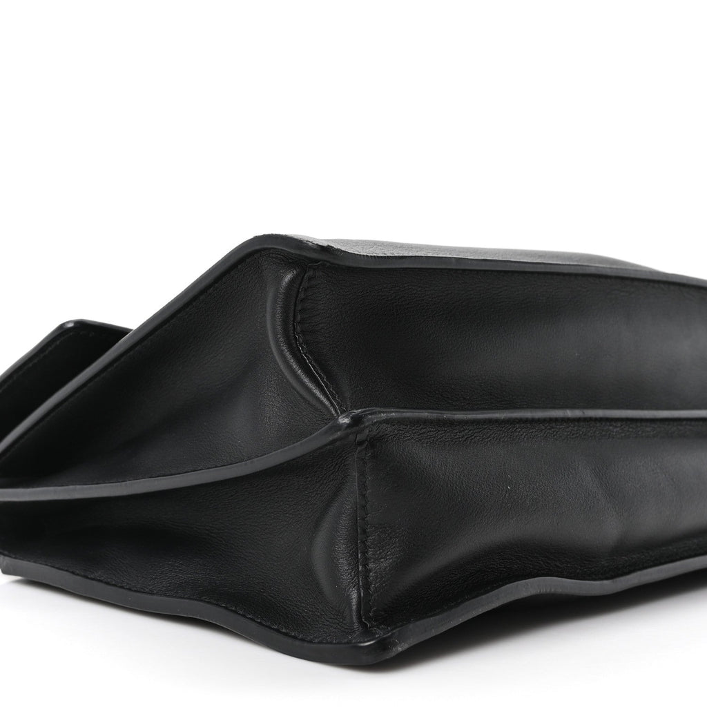 Prada Calfskin Medium Soft Sound Shoulder Bag Black