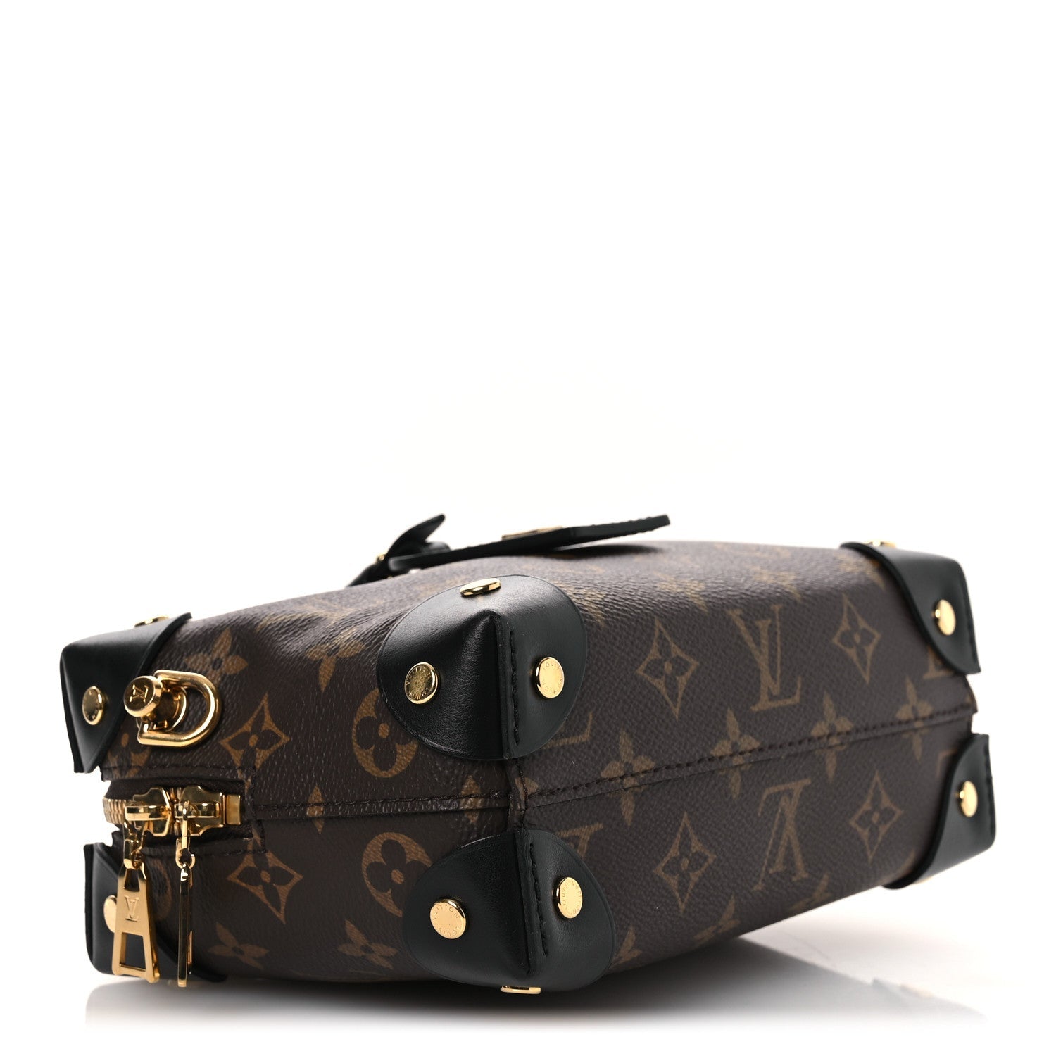 Louis Vuitton Monogram Petite Malle Souple Black