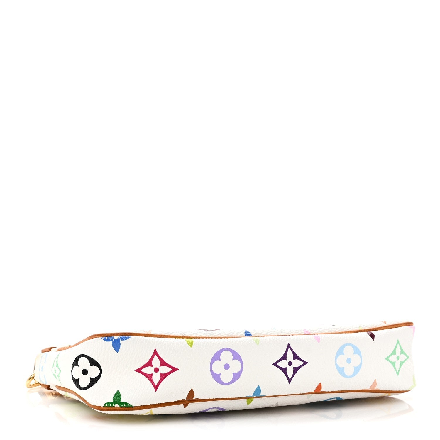 Louis Vuitton Monogram Multicolor Pochette Accessories White