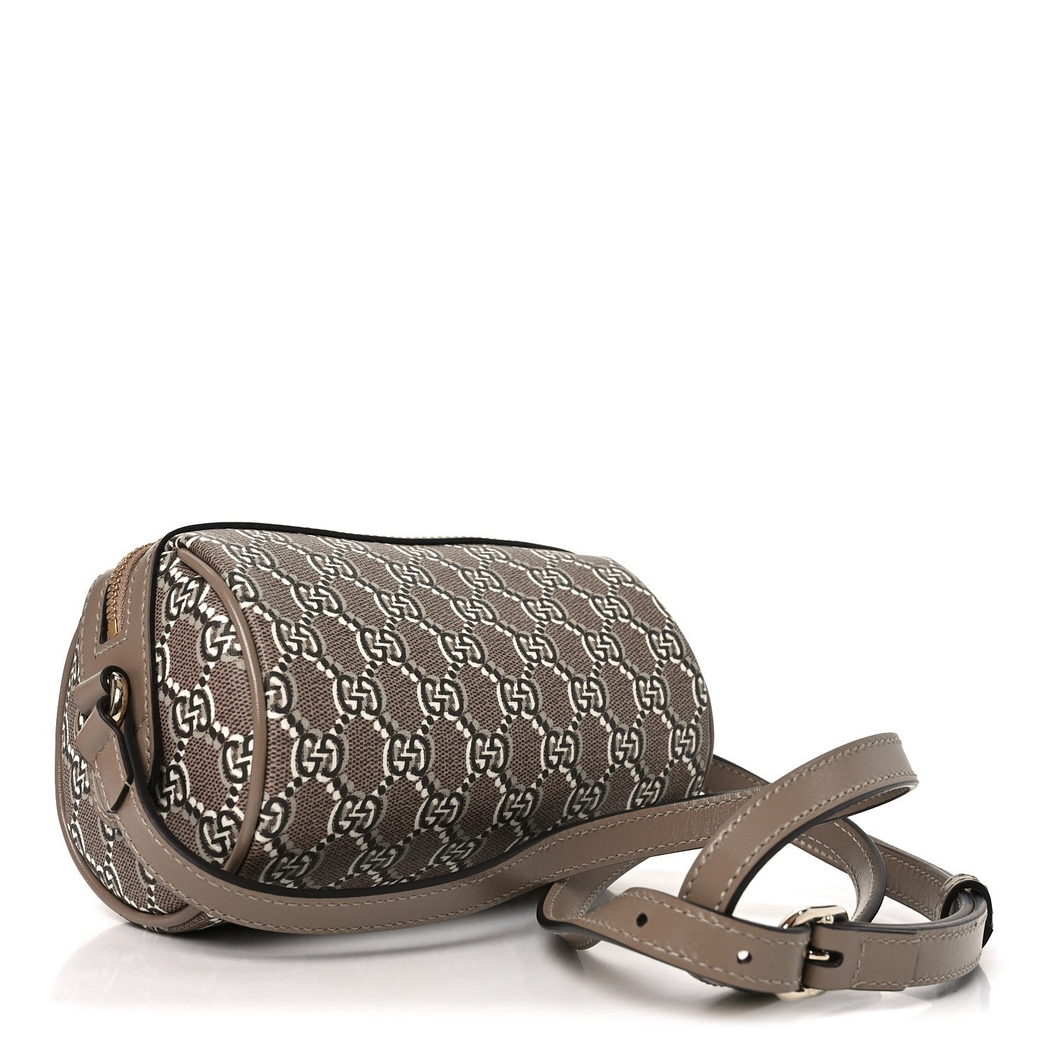 Gucci GG Shadow Monogram Mini Shoulder Bag Taupe