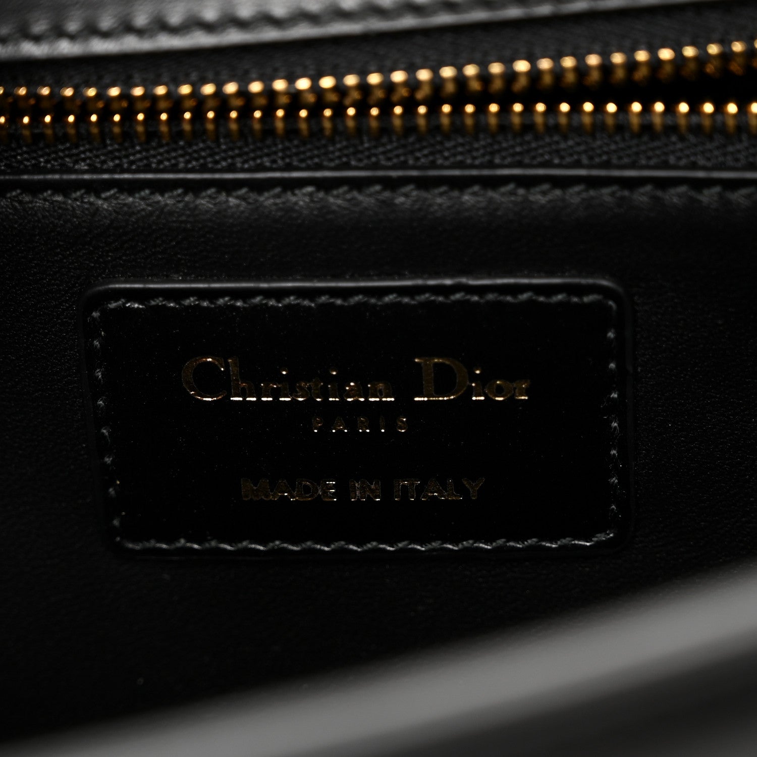 Christian Dior Box Calfskin 30 Montaigne Flap Bag Black