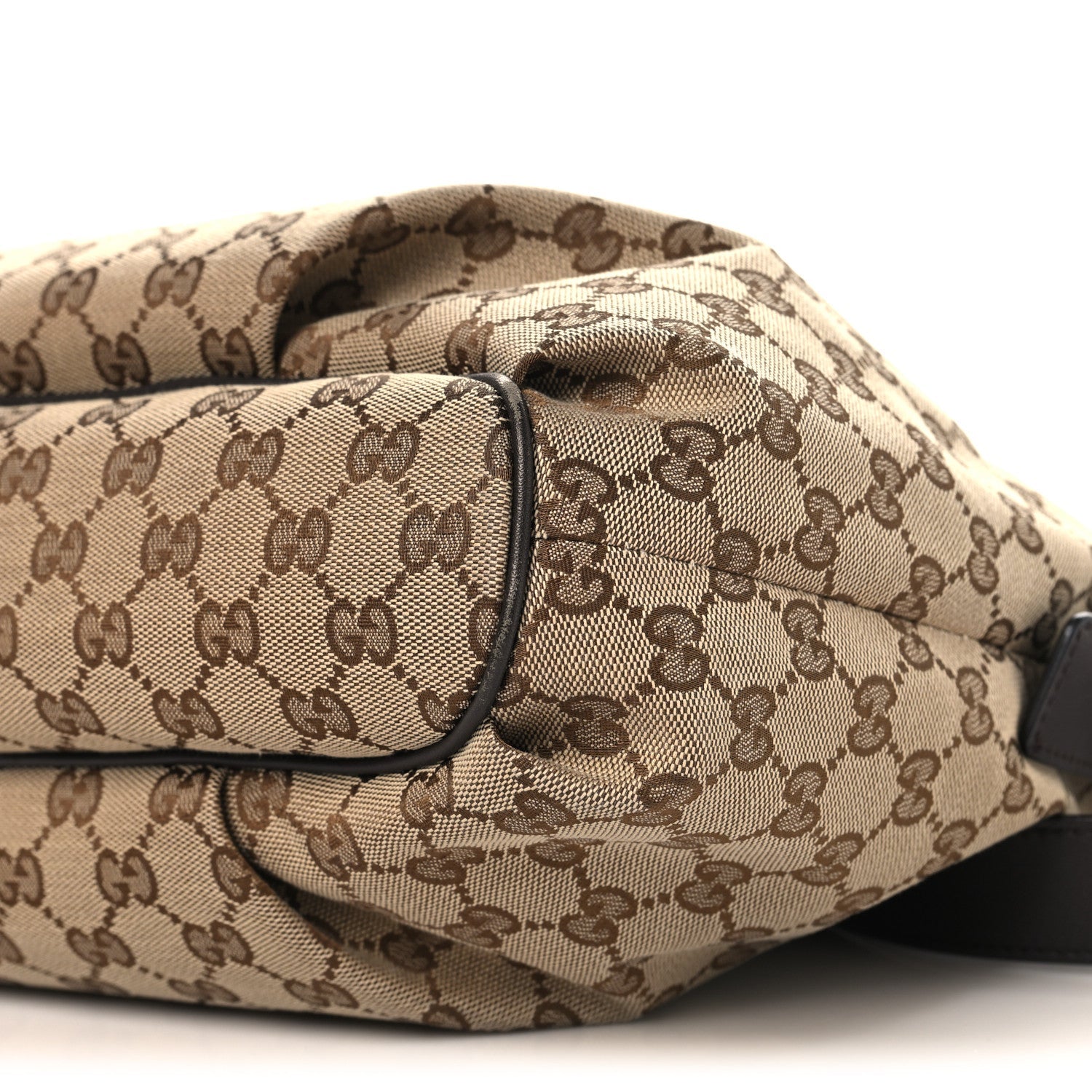Gucci Monogram Messenger Bag Dark Brown