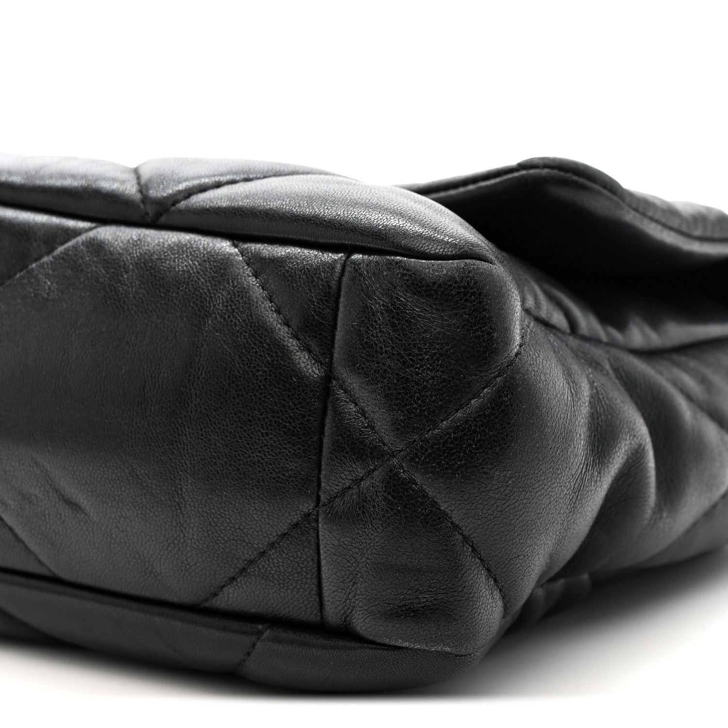 Chanel Lambskin Quilted Medium Chanel 19 Flap Black
