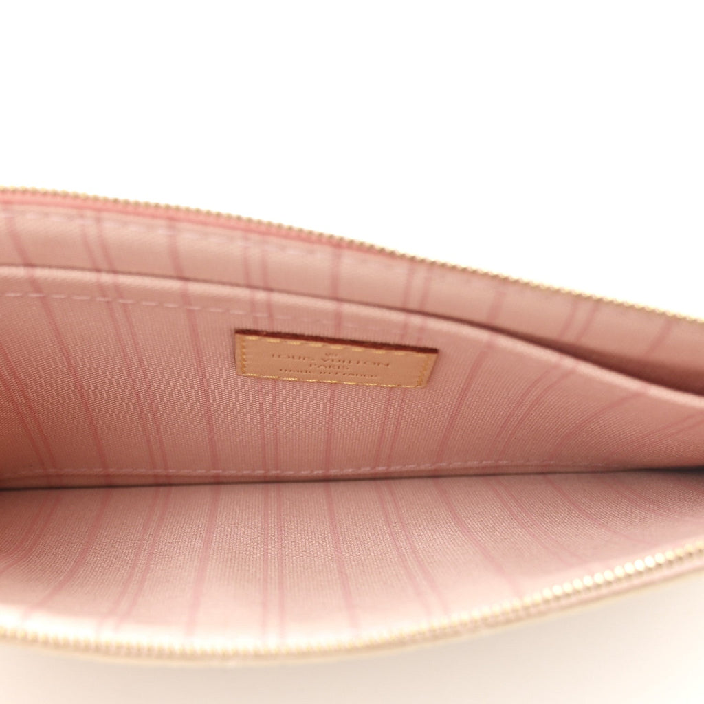 Louis Vuitton Damier Azur Neo Neverfull MM Rose Ballerine