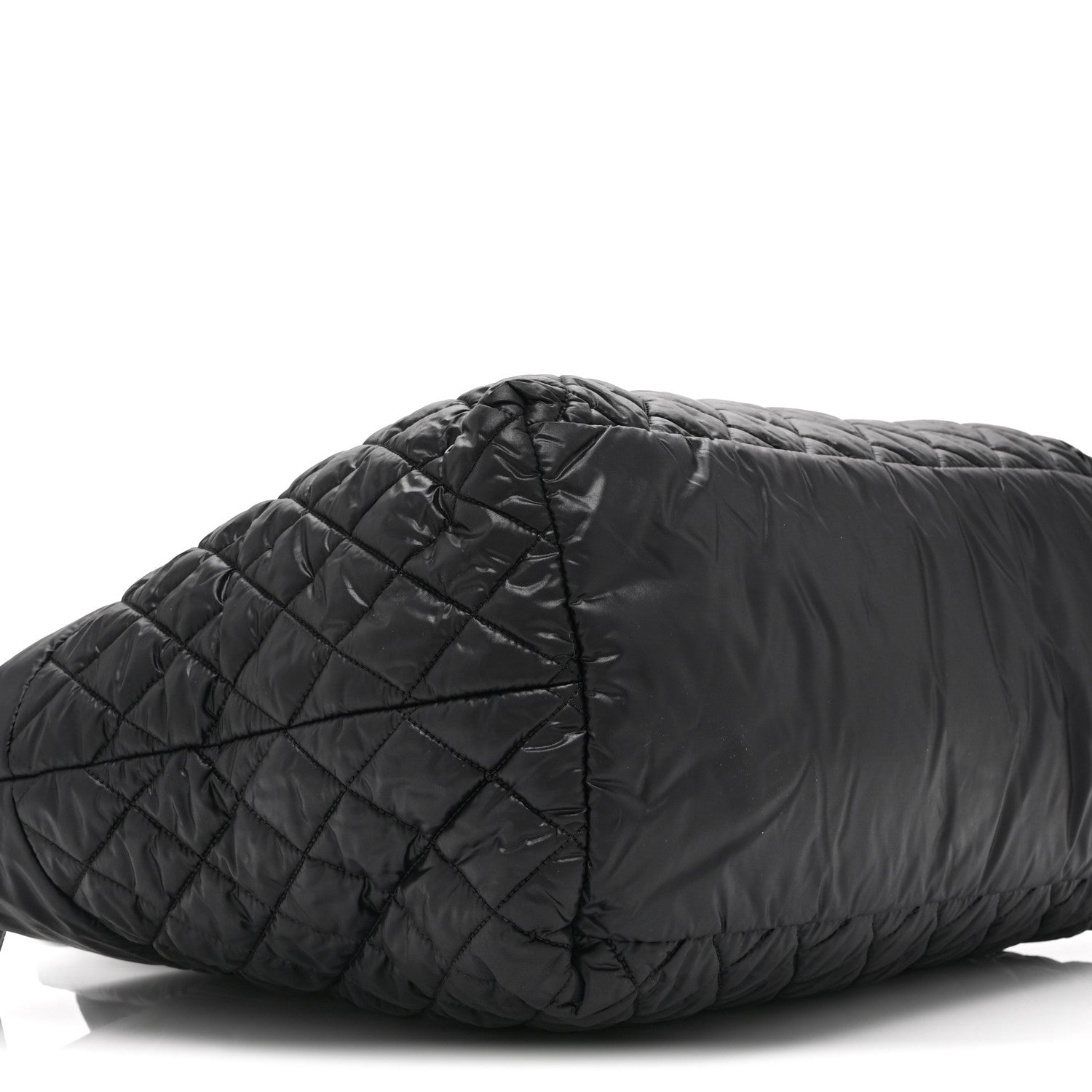 Chanel Nylon Quilted Large Coco Cocoon Tote Black