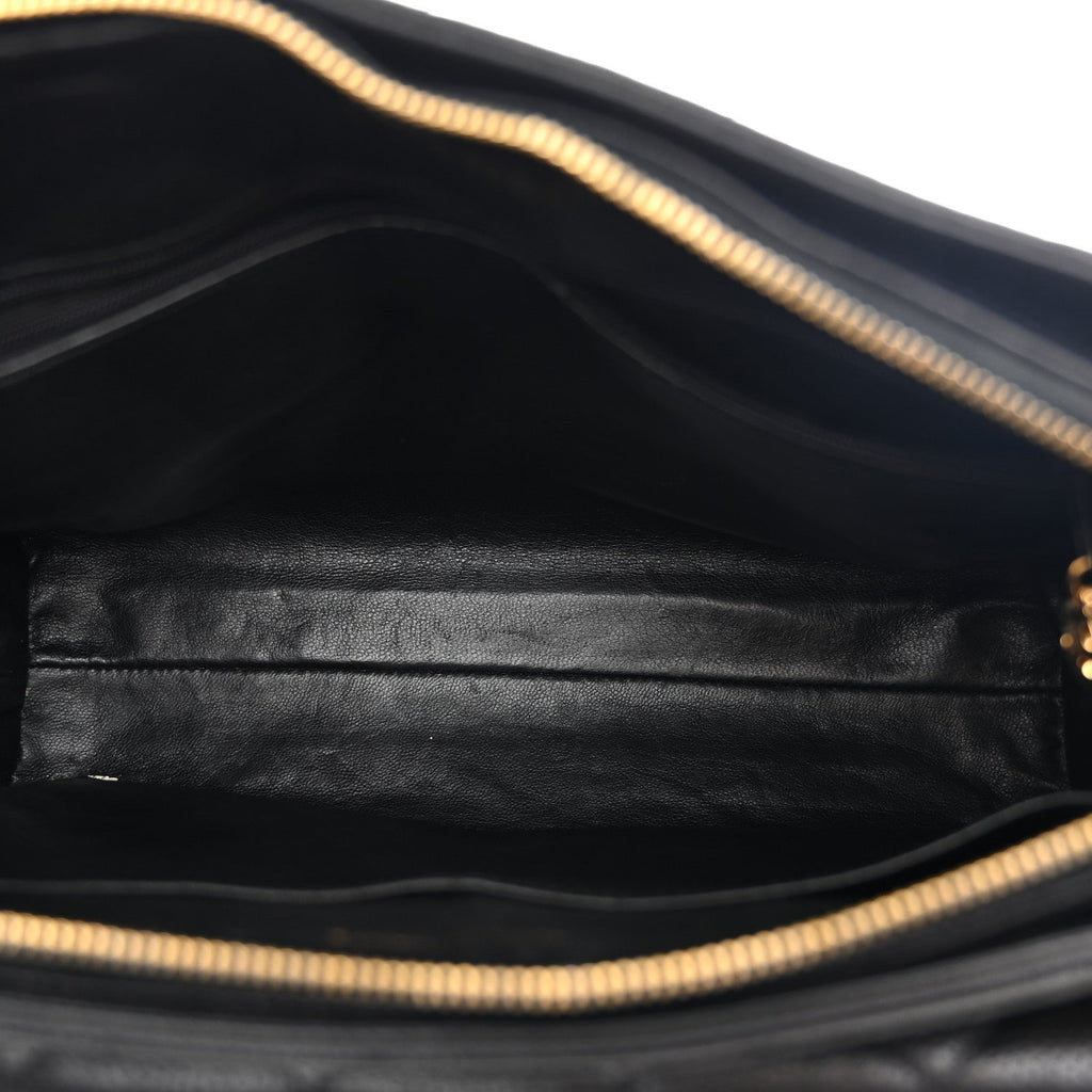 Chanel Caviar Quilted Flap Shoulder Bag Black