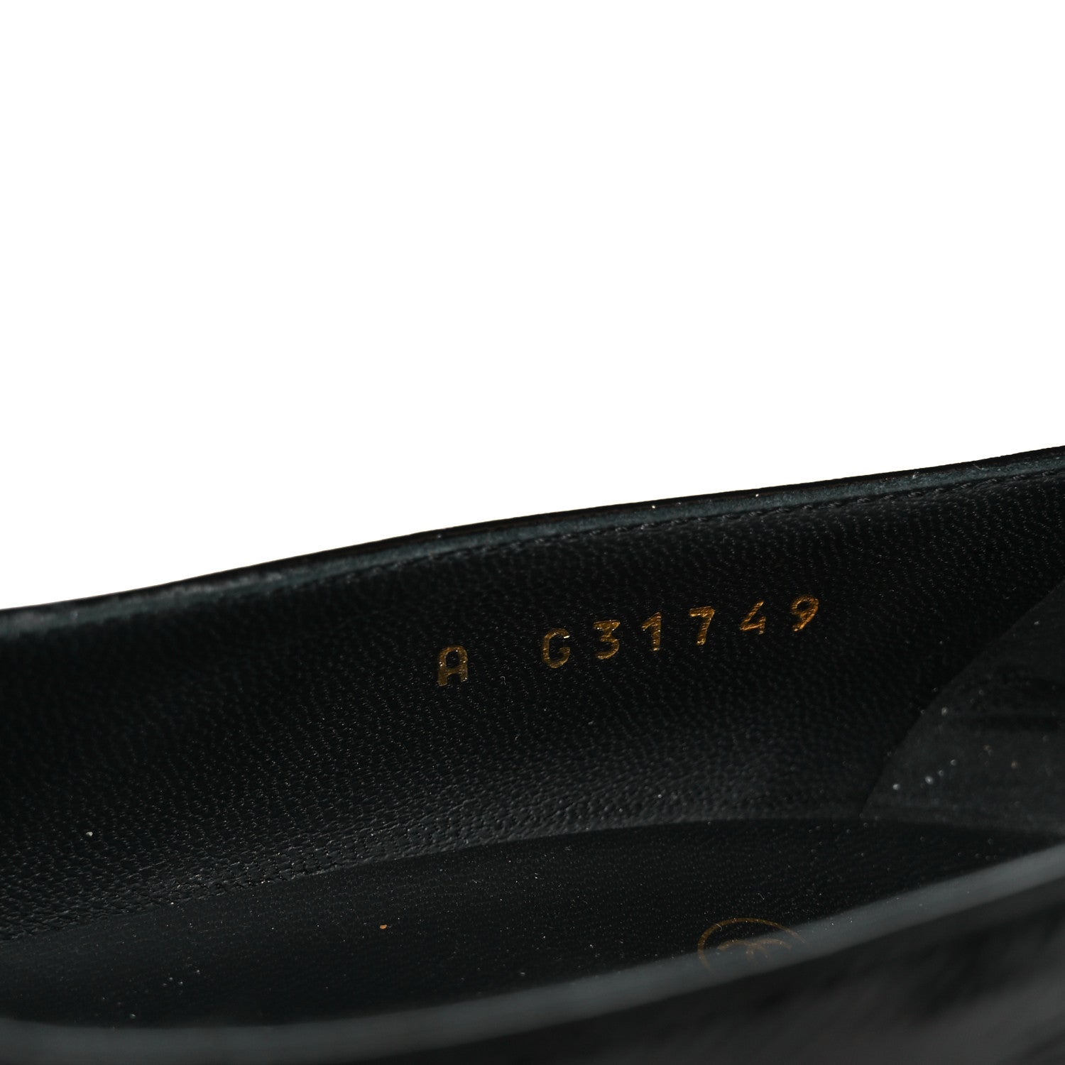 Patent Calfskin Cap Toe Mary Janes 36.5 Black