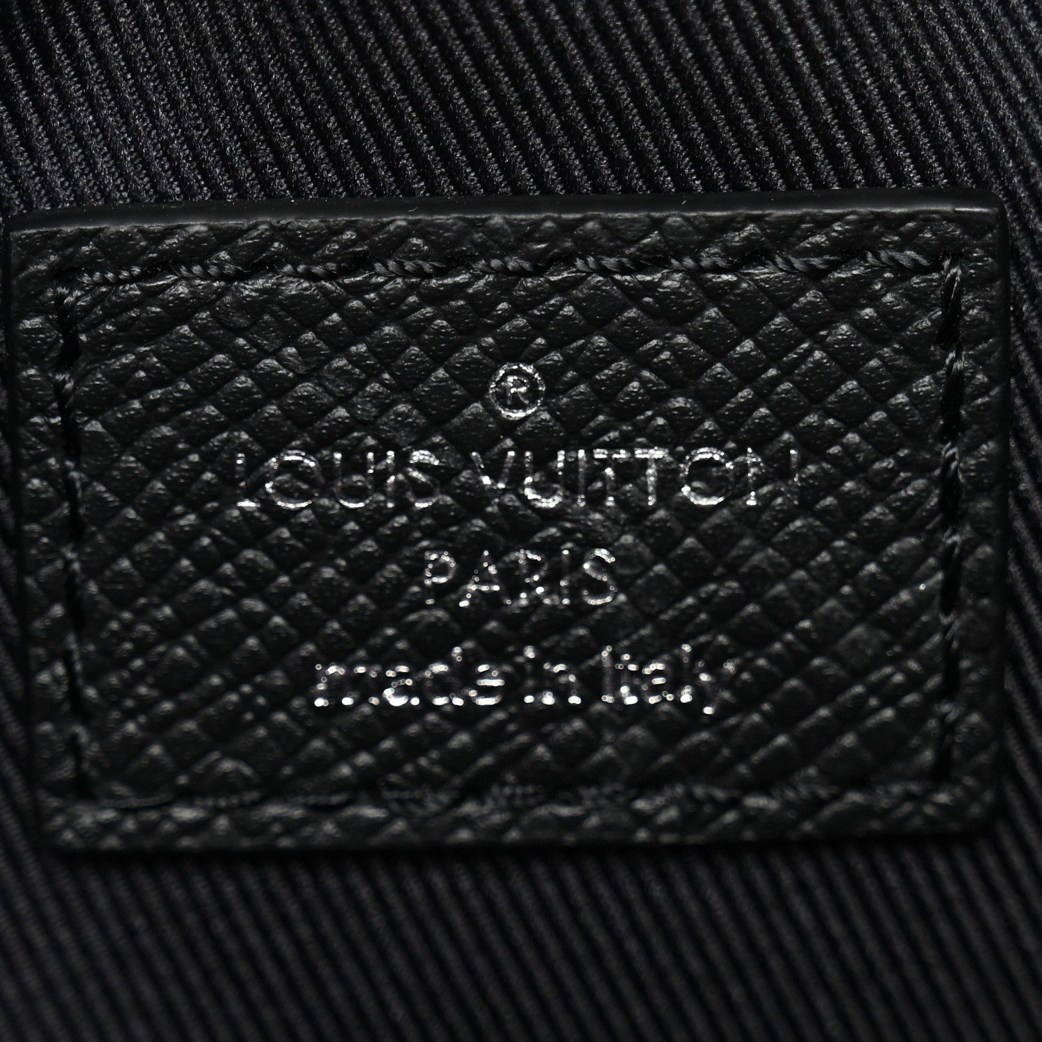 Louis Vuitton Taiga Monogram Outdoor Bumbag Black