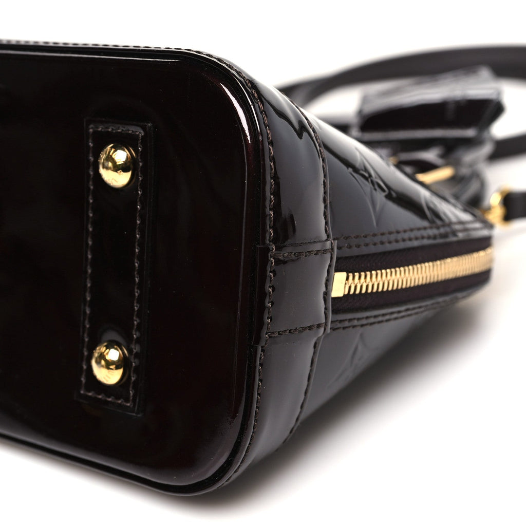 Louis Vuitton Vernis Alma BB Amarante