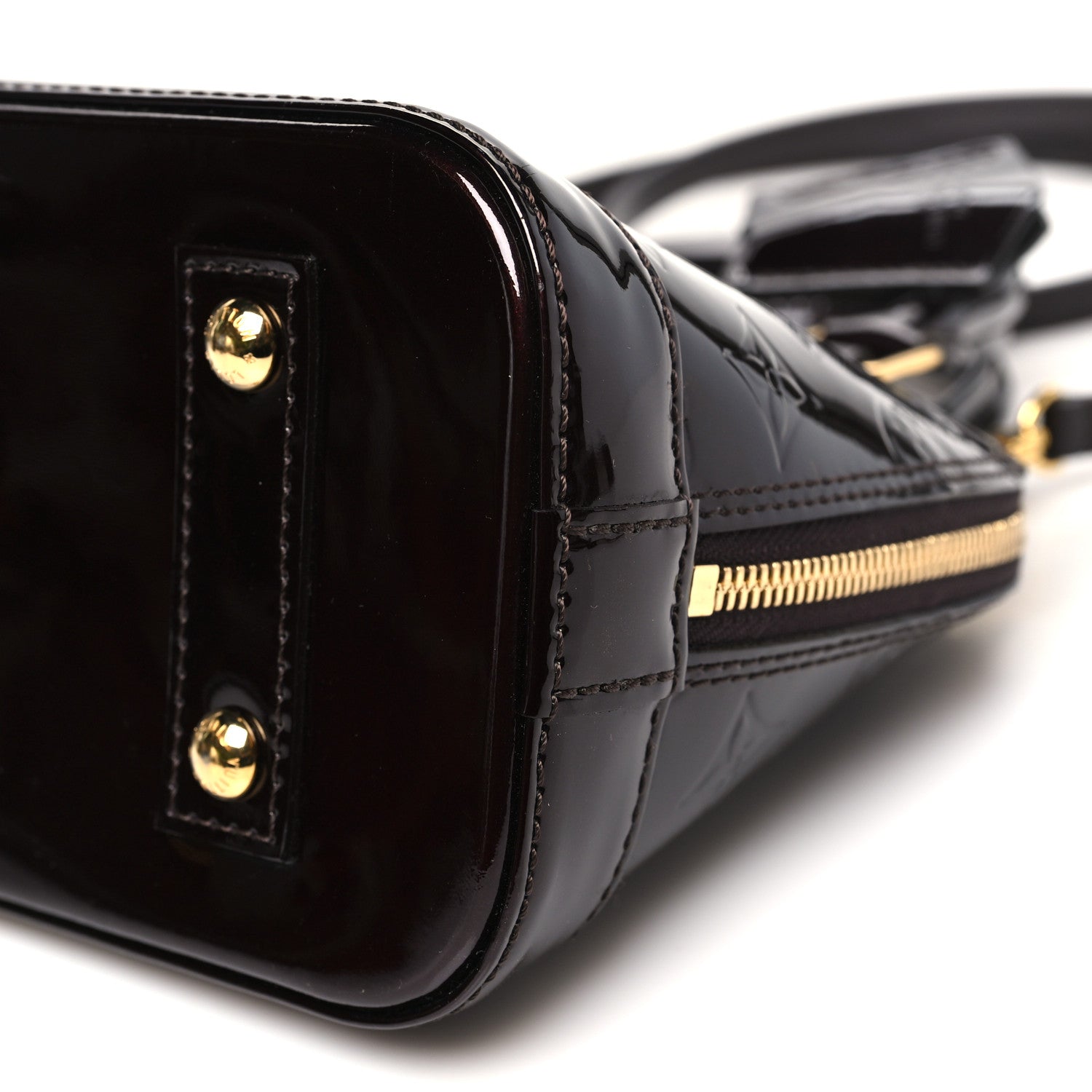 Louis Vuitton Vernis Alma BB Amarante
