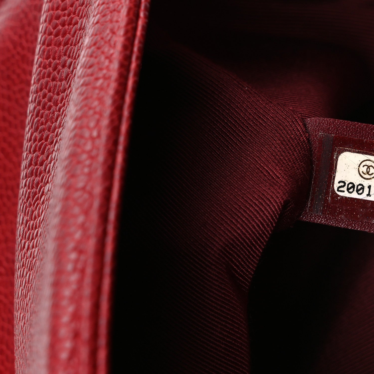 Chanel Caviar Quilted Medium Boy Flap Red