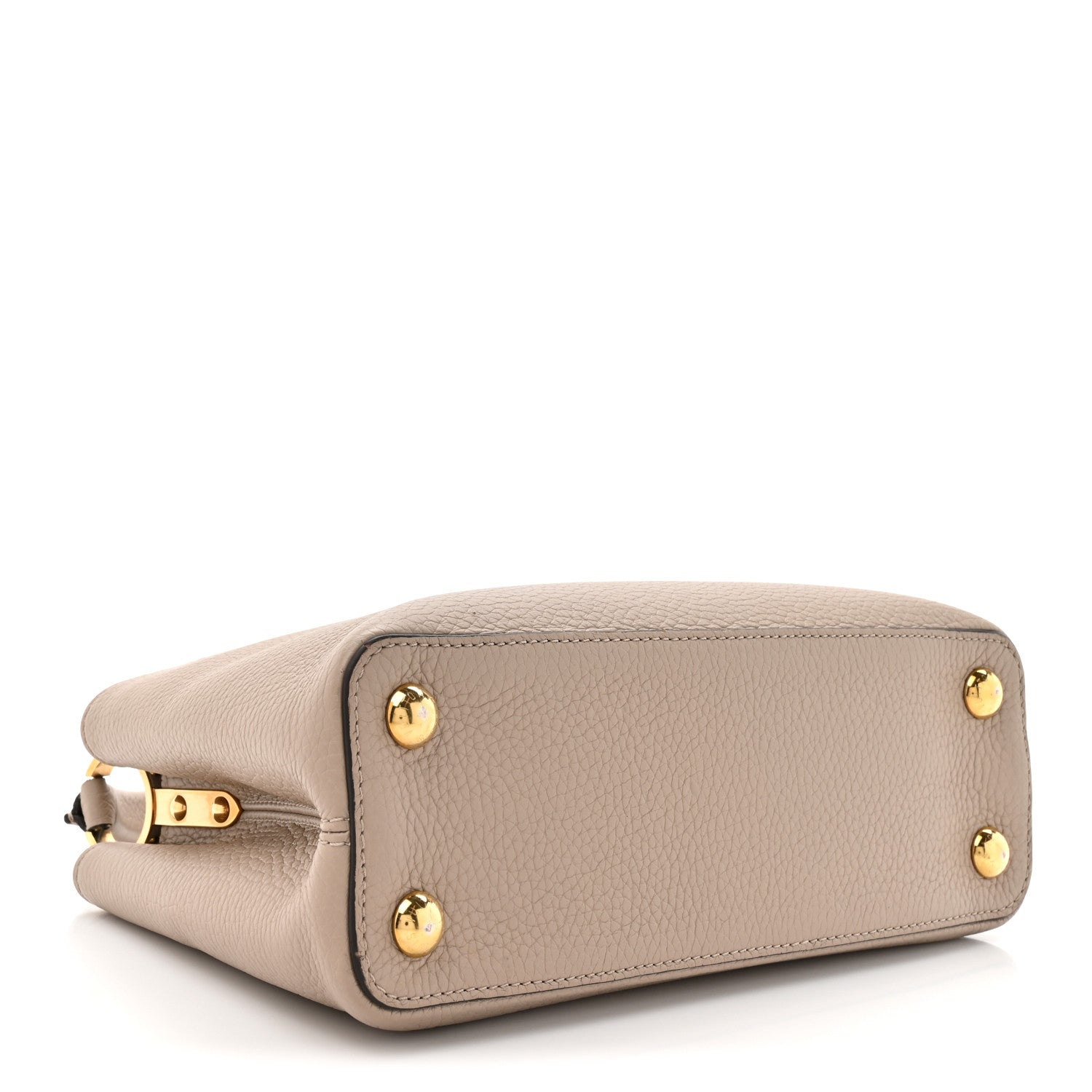 Louis Vuitton Taurillon Capucines BB Galet