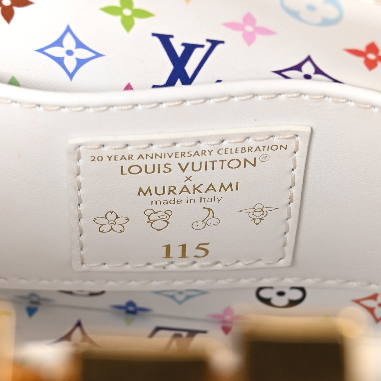 Louis Vuitton LV X TM Taurillon BB Capucines Blanc