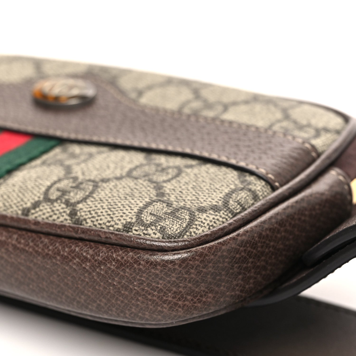 Gucci GG Supreme Monogram Ophidia Belted iPhone Case 75 30 Brown
