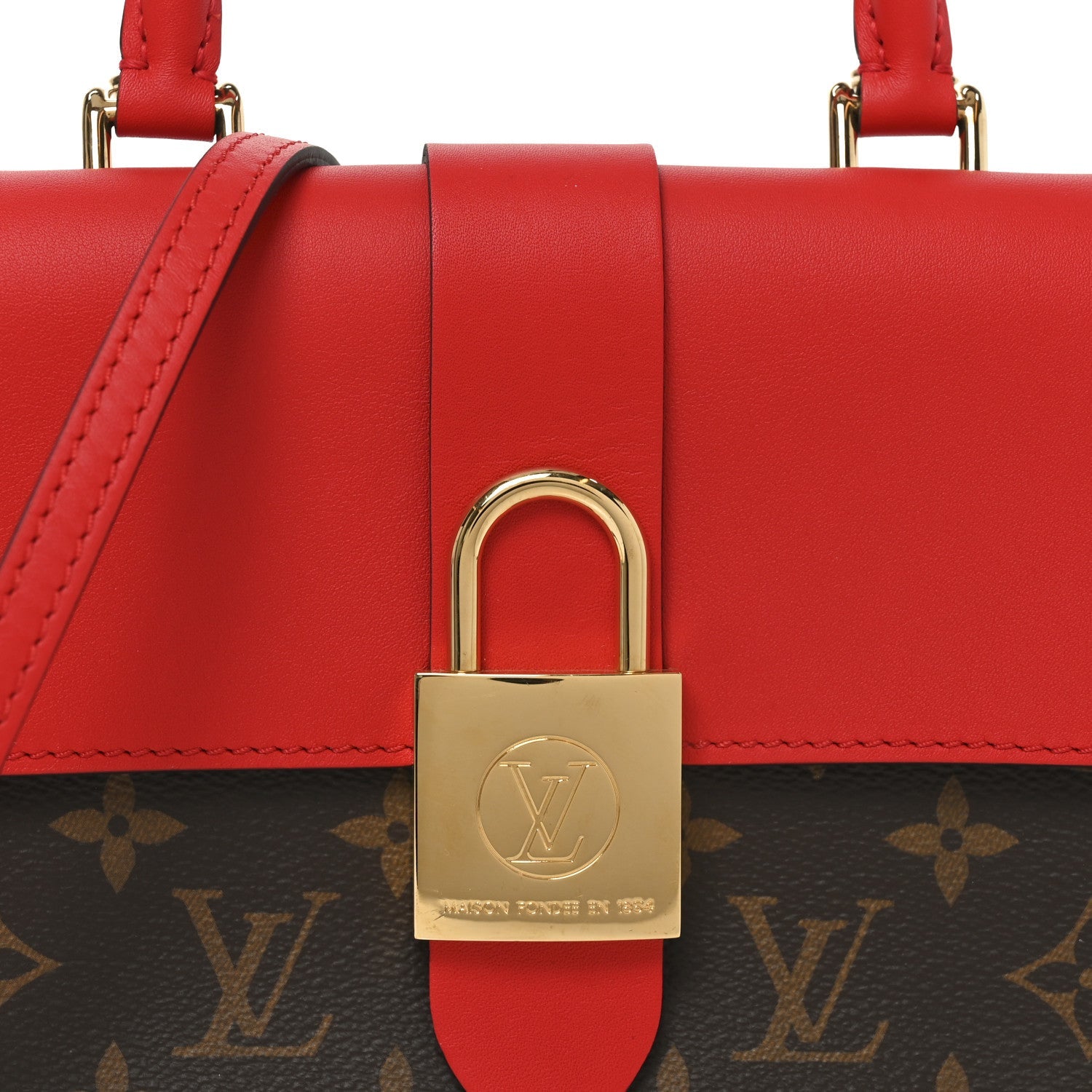 Louis Vuitton Monogram Locky BB Coquelicot