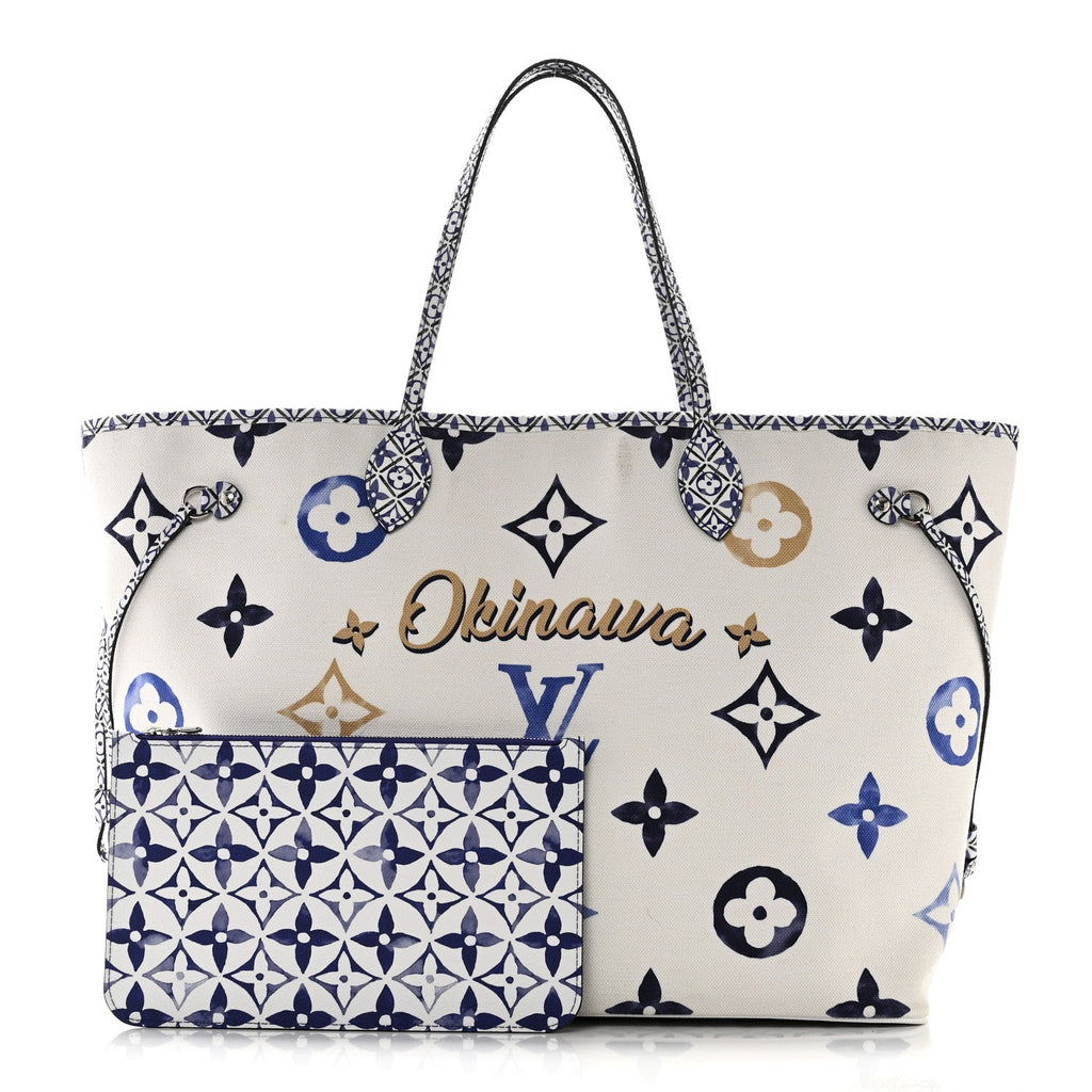 Louis Vuitton Monogram Canvas By The Pool Okinawa 2.0 Neverfull GM Blue