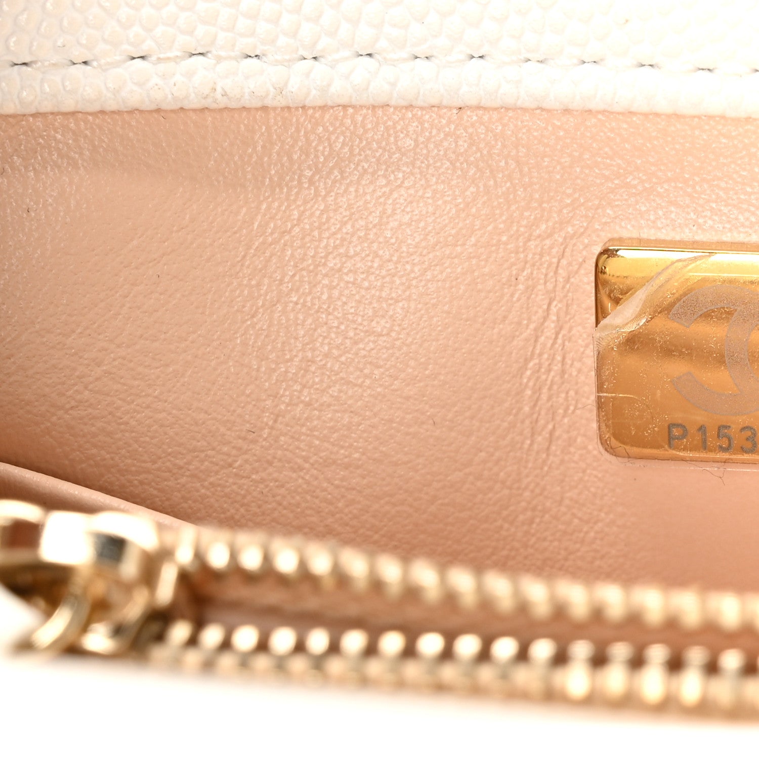 Chanel Caviar Quilted Small Chain Coco Handle Flap White