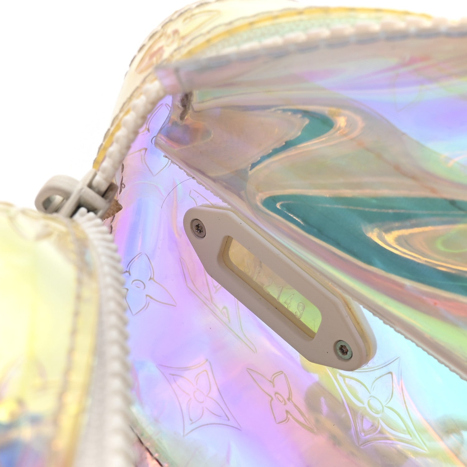 Louis Vuitton PVC Monogram Pochette Volga Iridescent Prism