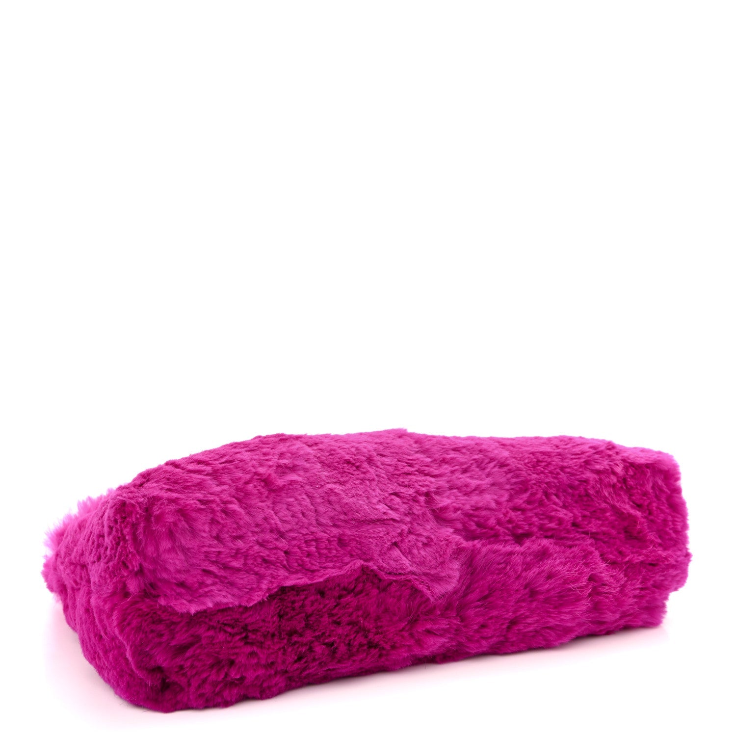 Chanel Rabbit Fur Shoulder Bag Fuchsia