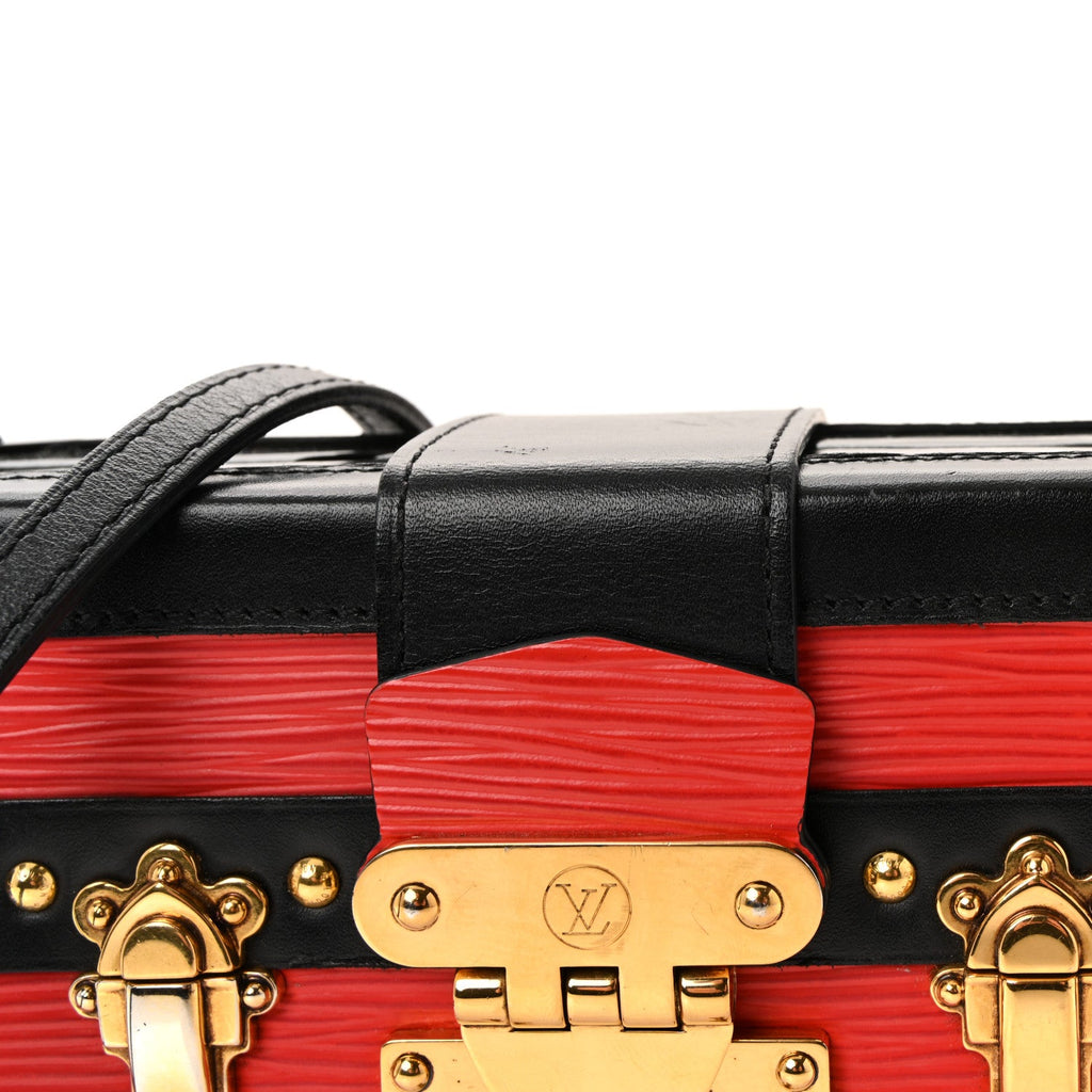 Louis Vuitton Epi Petite Malle Coquelicot