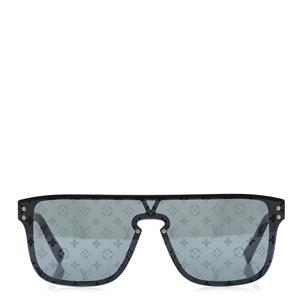 Louis Vuitton Acetate LV Waimea Square Sunglasses Z1082W Black