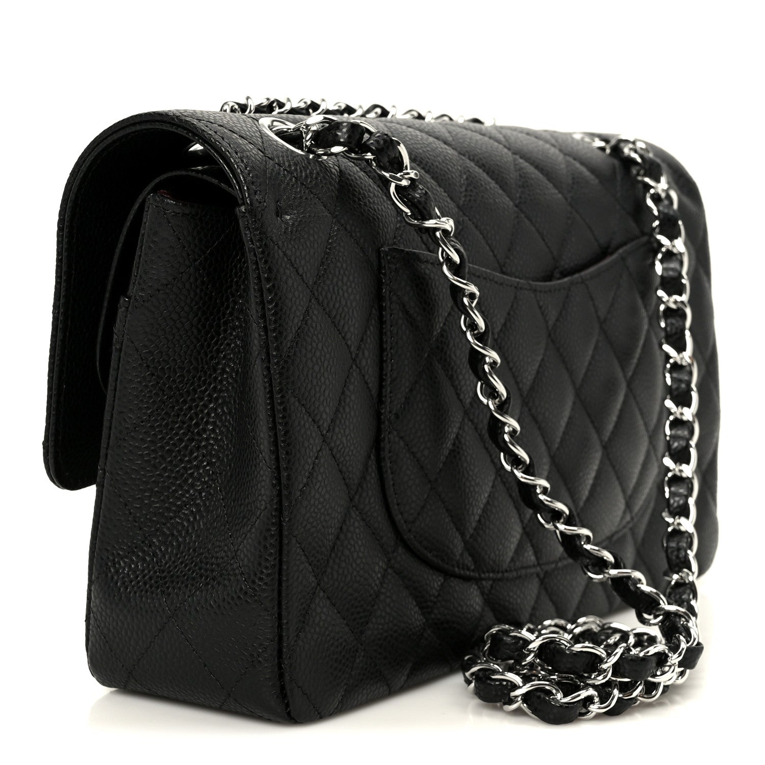 Chanel Caviar Quilted Medium Double Flap Black