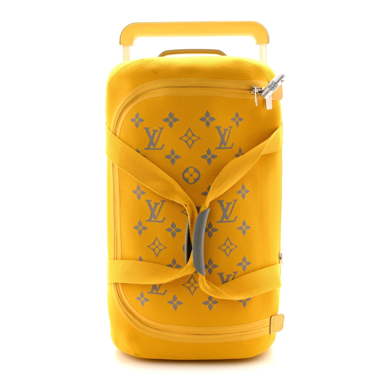 Louis Vuitton Knit Monogram Horizon Soft Duffle 55 Jaune
